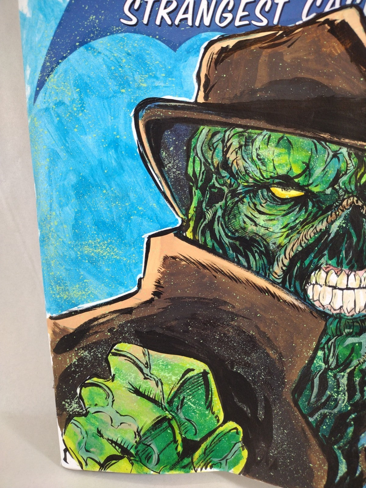 Batman's Strangest Cases Treasury Facsimile Oversize Comic W Original DCastr Art