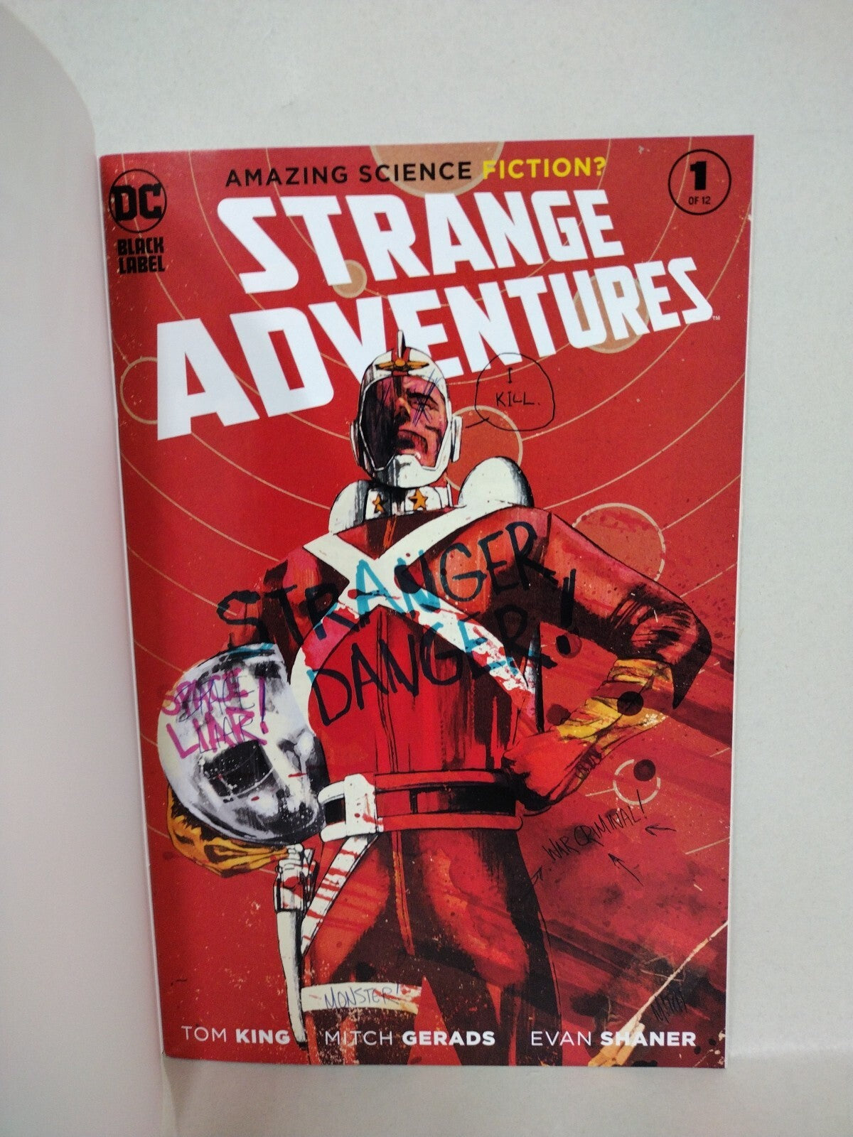 Strange Adventures #1 (2020) DC Comic Black Label Blank Sketch Variant Cover NM
