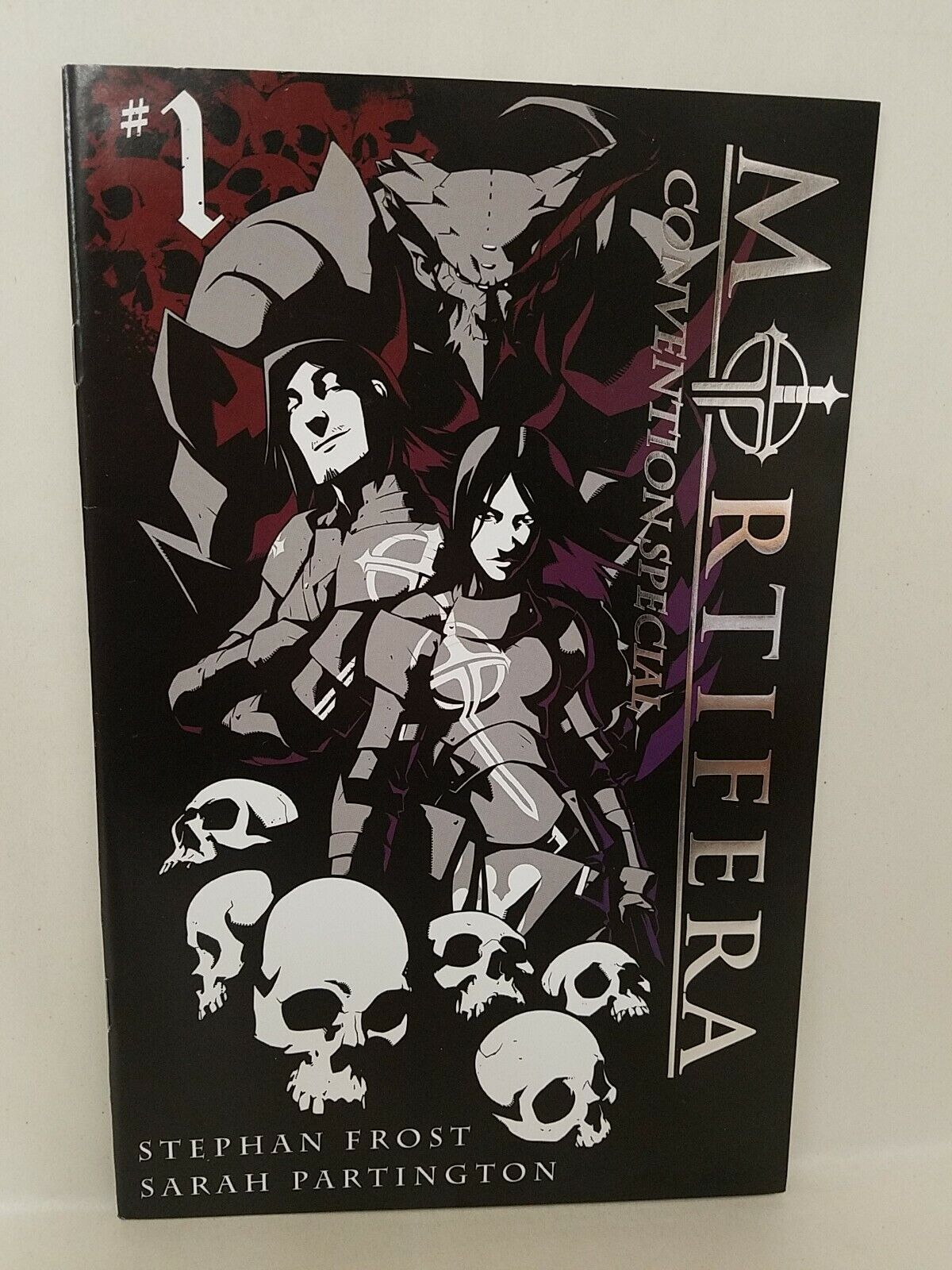 Mortifera #1 (2012) Lion Comics Silver Foil Print Ninja Convention Special