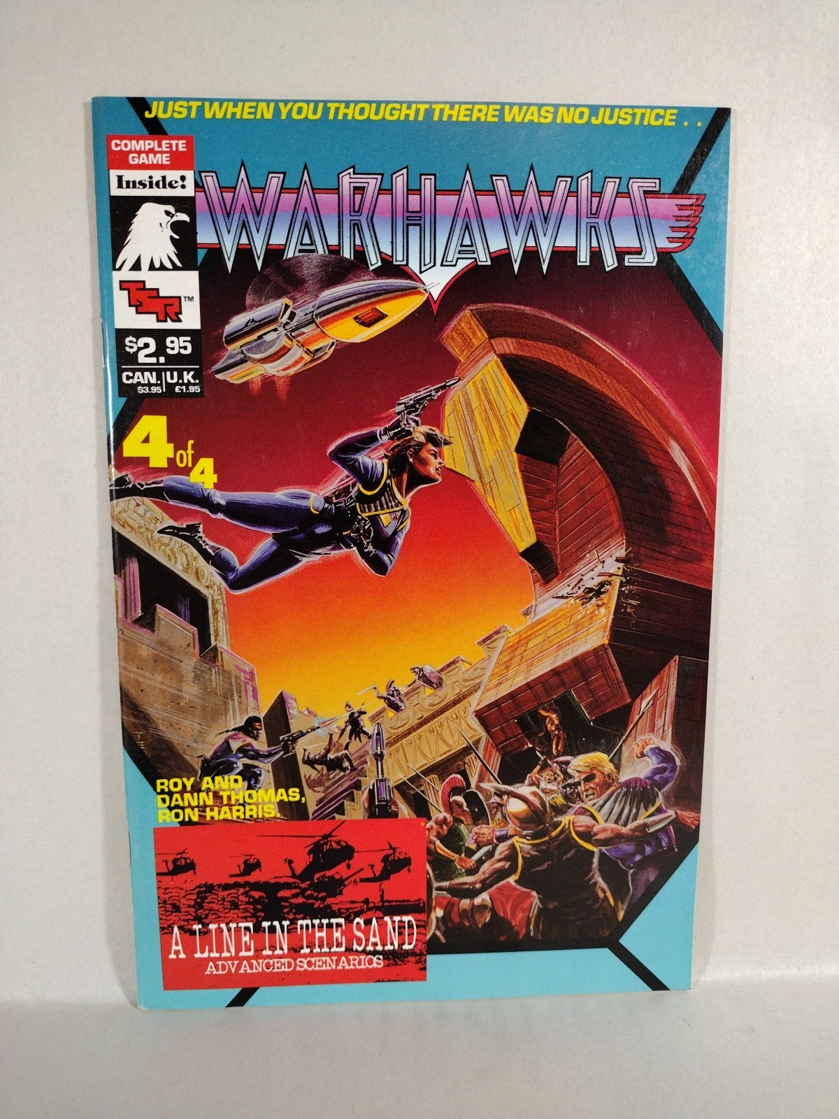 WARHAWKS (1990) Complete TSR Comic Module Series #1 2 3 4 VF-NM