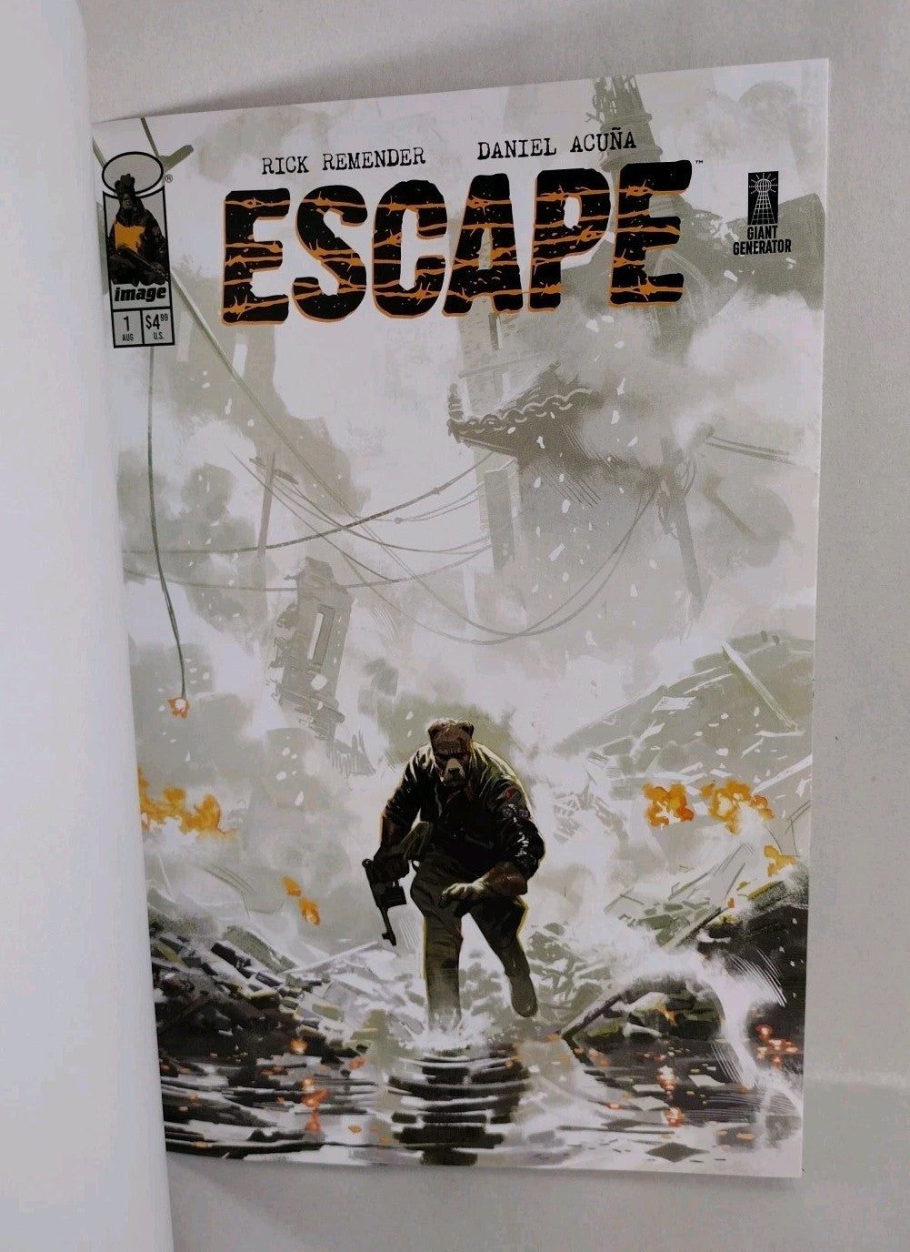 Escape #1 (2025) Image Comic Sketch Cover Variant W Original Dave Castr Art
