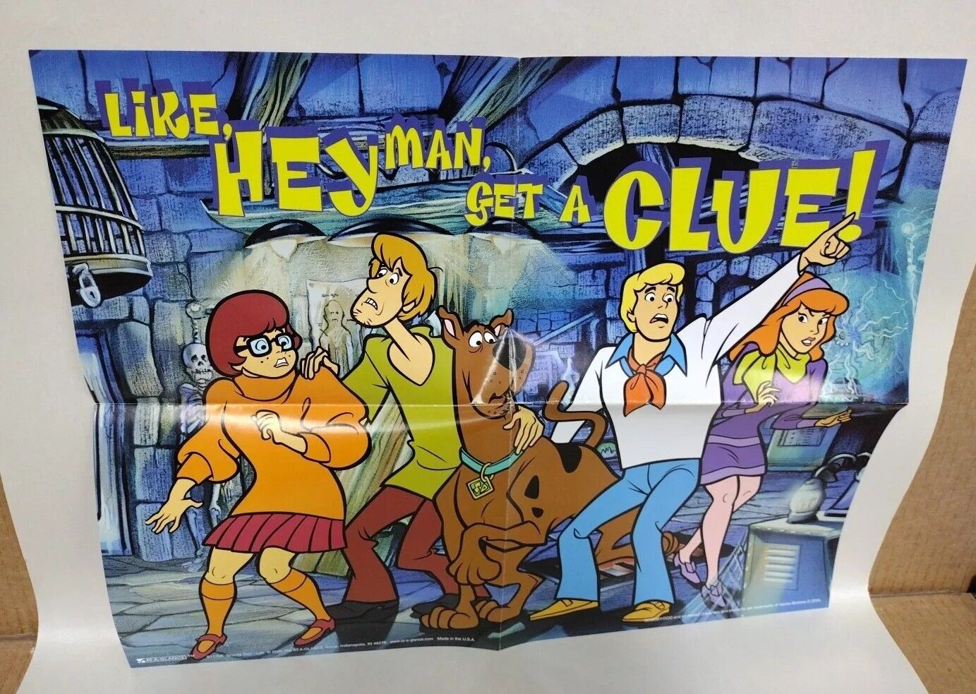 Scooby-Doo (2000) At a Glance S11776 Hanna-Barbera Poster 16x20” Folded