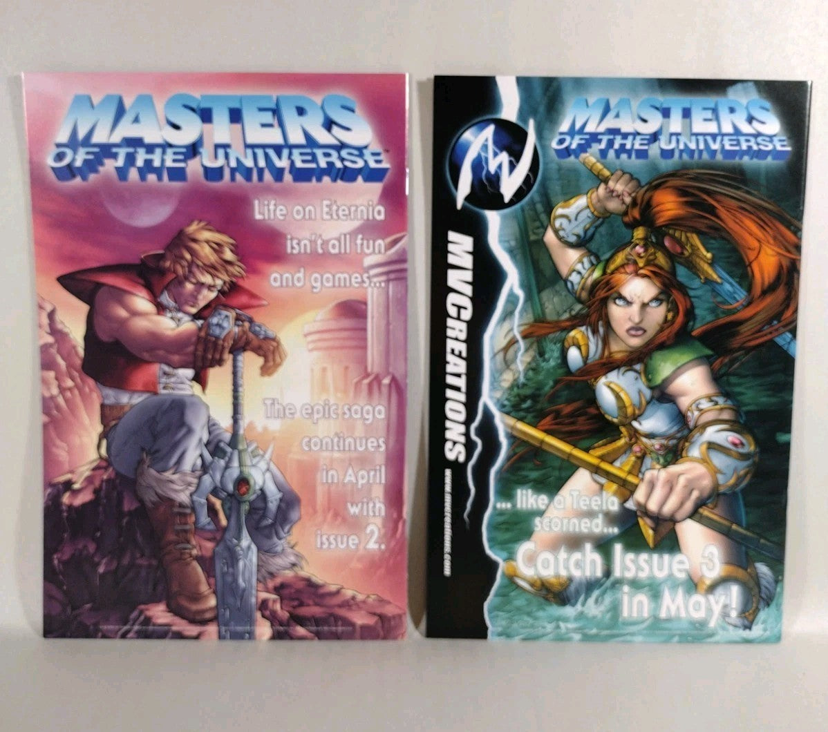 Masters Of The Universe MV Creations Comic Lot 1 2 4-6 Icons Of Evil Snakemen+