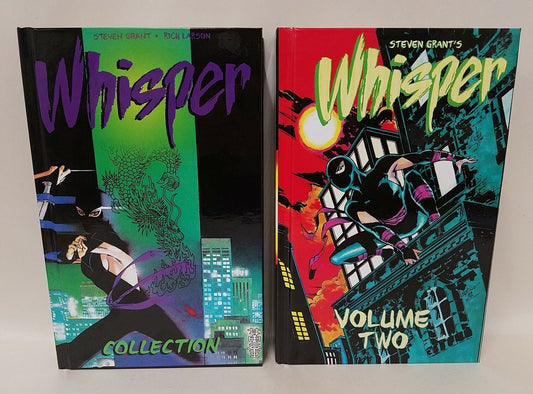Whisper Omnibus (1983) V1 & 2 HC Set Complete Series Custom Bound Comics ARG New