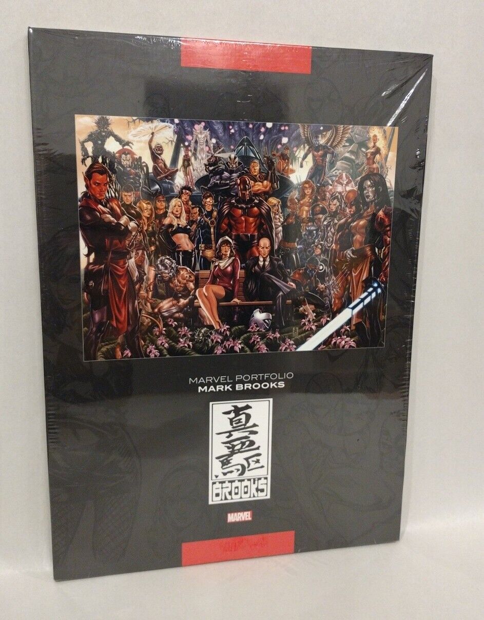 Marvel Portfolio Mark Brooks (2022) 12 Pc Poster Prints w HC Case New Sealed 