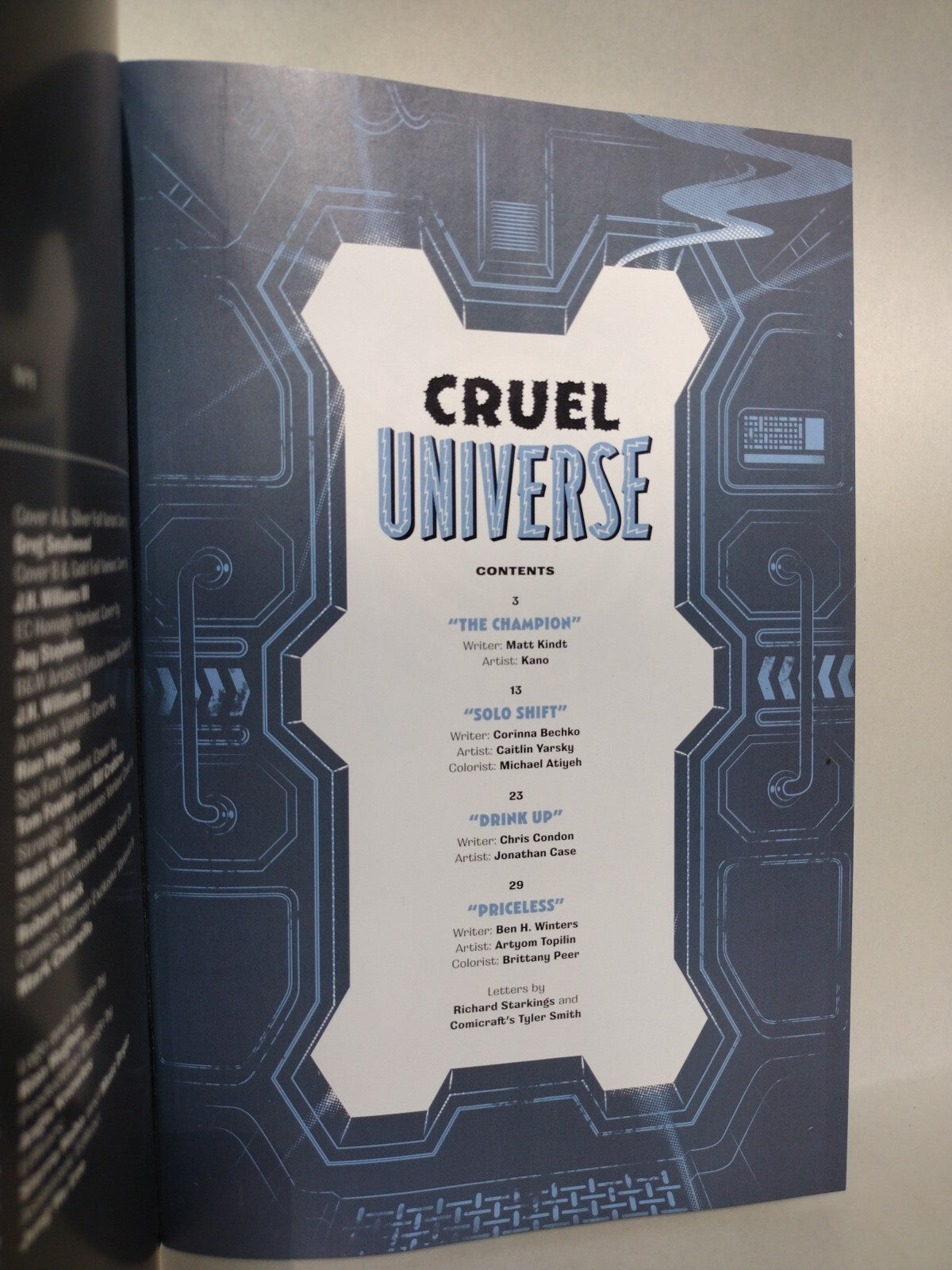 Cruel Universe #1 (2024) EC Comic Cover C Greg Smallwood Silver Foil Variant NM