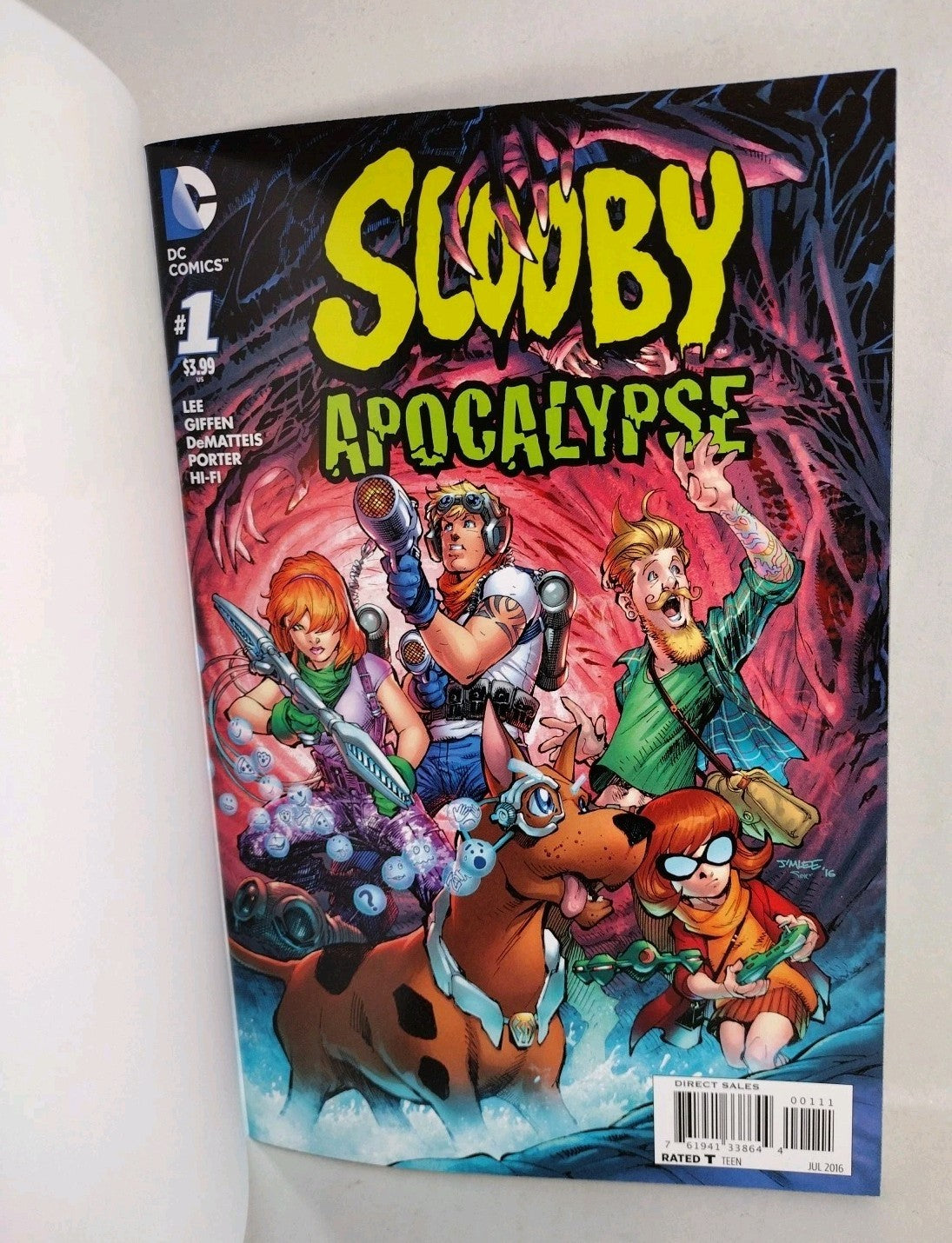 Scooby Doo Apocalypse #1 (2016) DC Comic Blank Sketch Variant Cover New NM