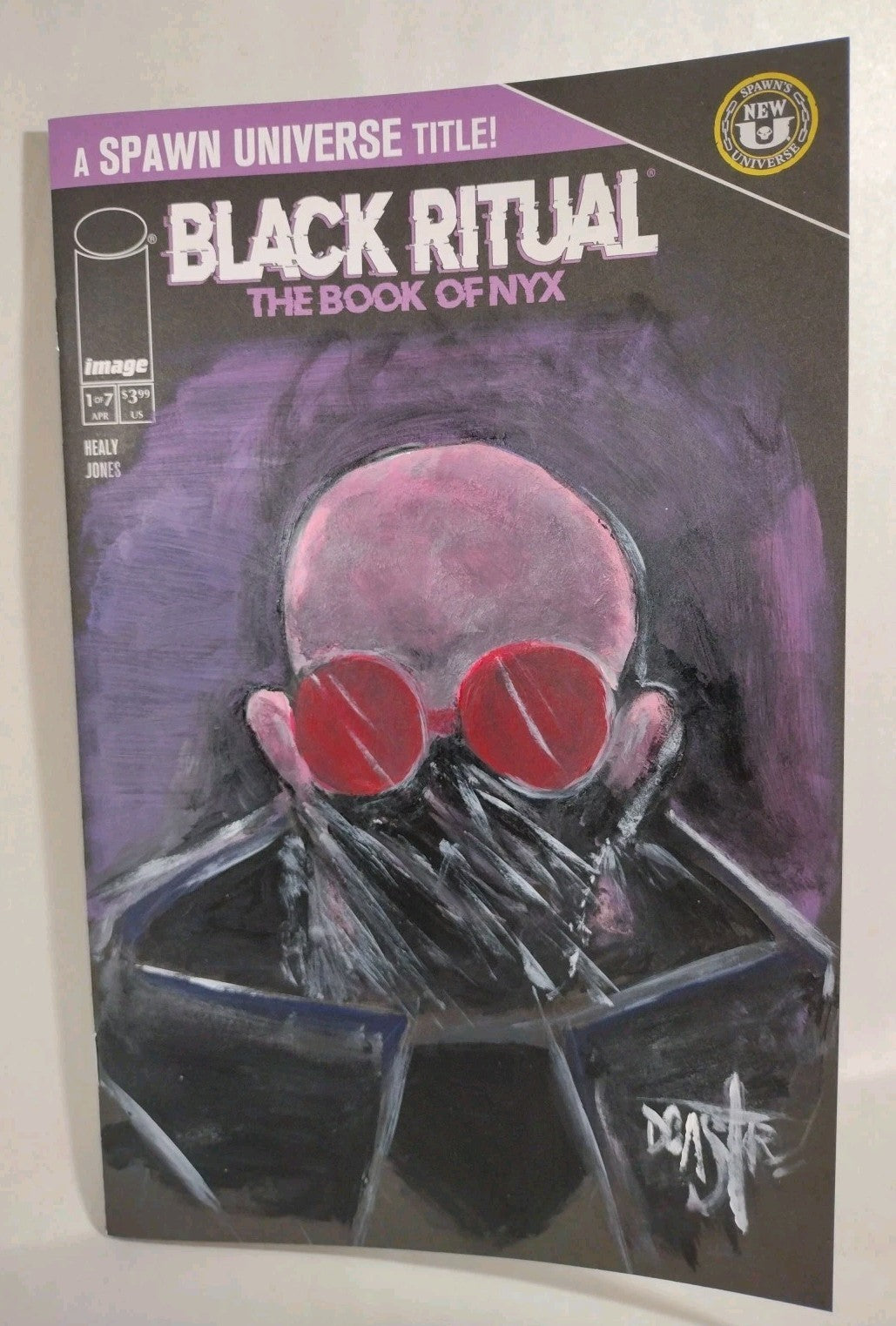 Black Ritual Book Of NYX #1 (2025) Spawn Comic Black Cover W Original DCastr Art