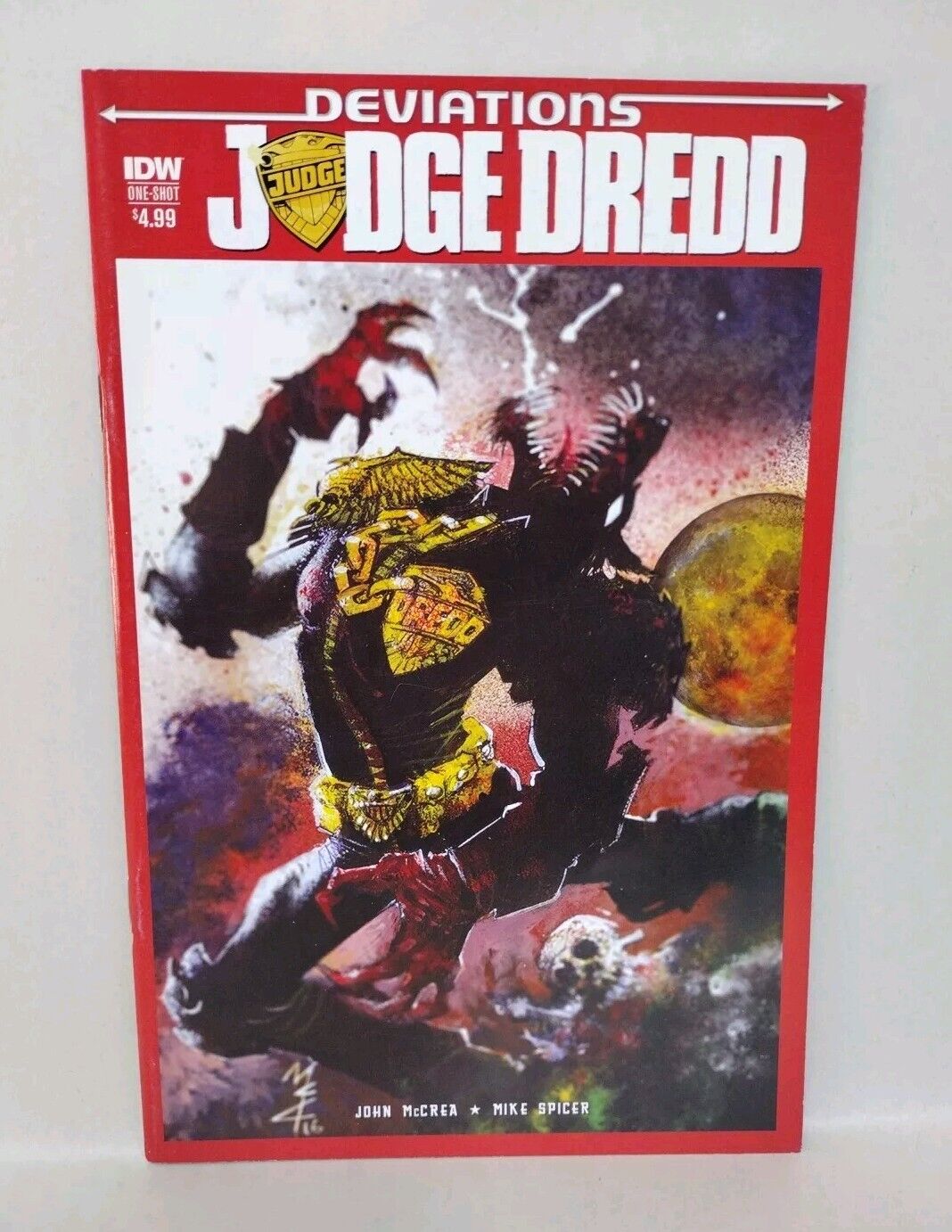 Judge Dredd (2017) IDW Werewolf Comic Lot Set Deviations Cry Of The Werewolf 