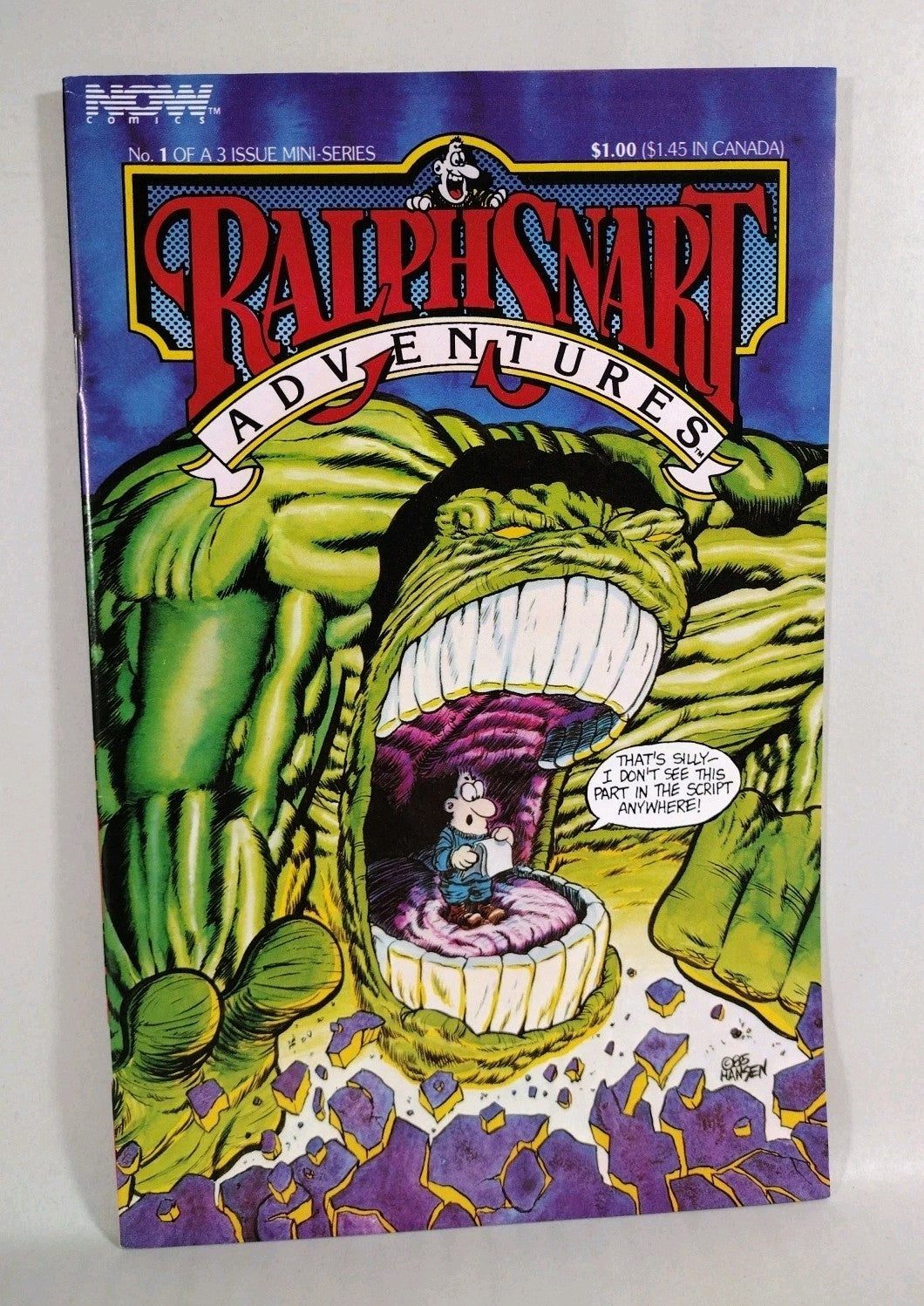 Ralph Snart Adventures (1986) Complete Now Comics Mini-series #1 2 3 VF