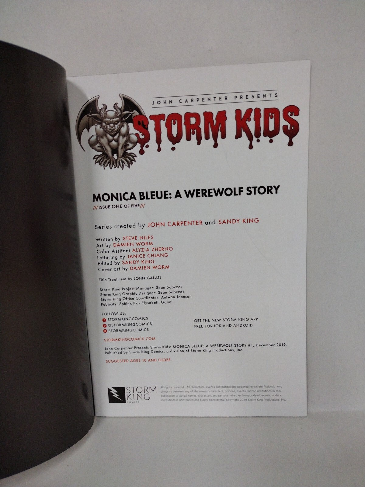 Storm Kids (2019) Storm King Comic Lot Monica Bleue & Grimms Town Terror Signed