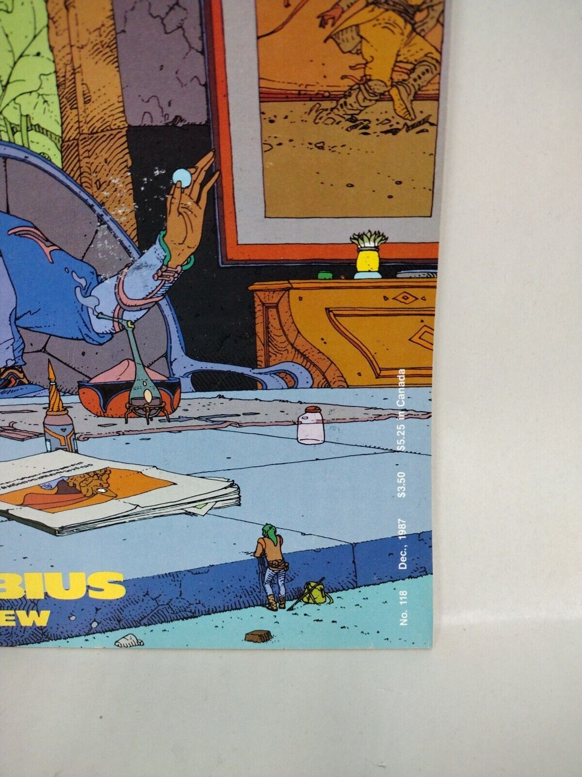 Comics Journal Magazine #118 (1987) Alan Moore Frank Miller Moebius Interviews