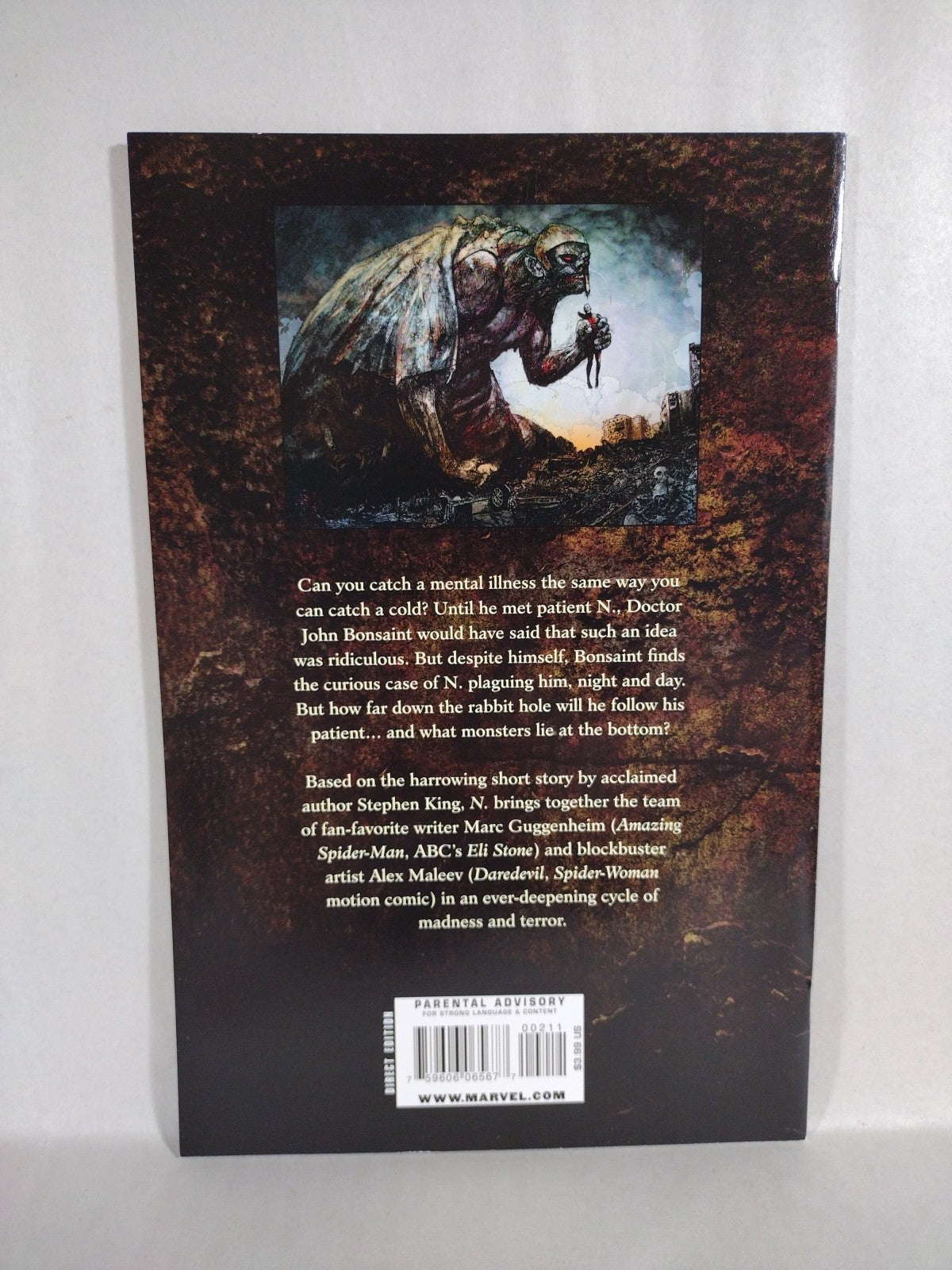 Stephen King's N. (2010) Marvel Comic Lot #1 2 4 Guggenheim Maleev VF-NM