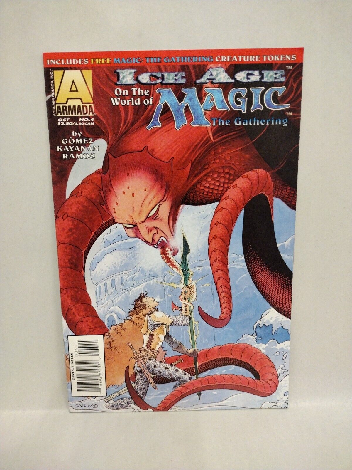 Ice Age Of The World Magic The Gathering  (1995) Complete Acclaim Comic Set #1-4