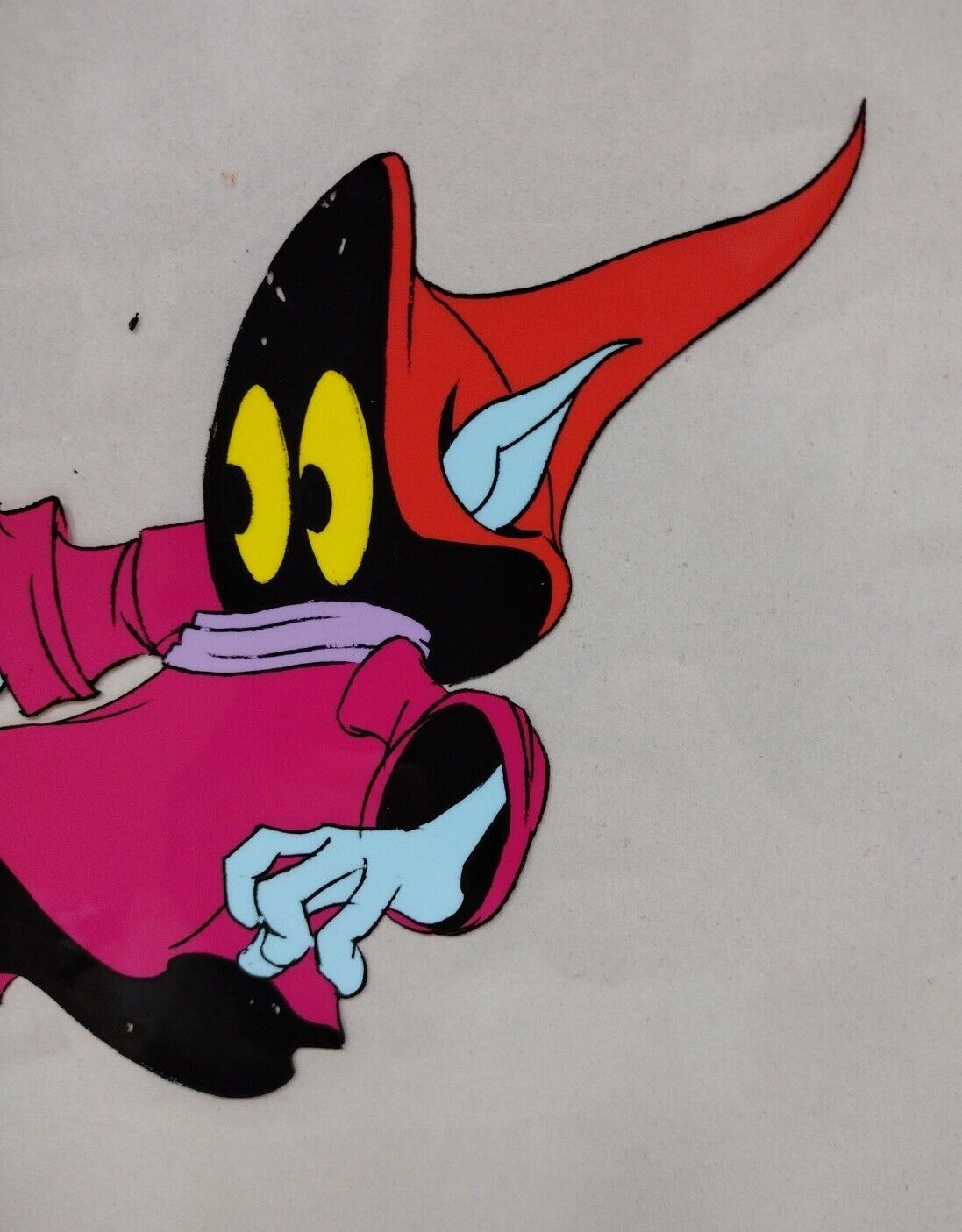 He-Man Masters of the Universe Animation Orko Production Cel W Under Drawing