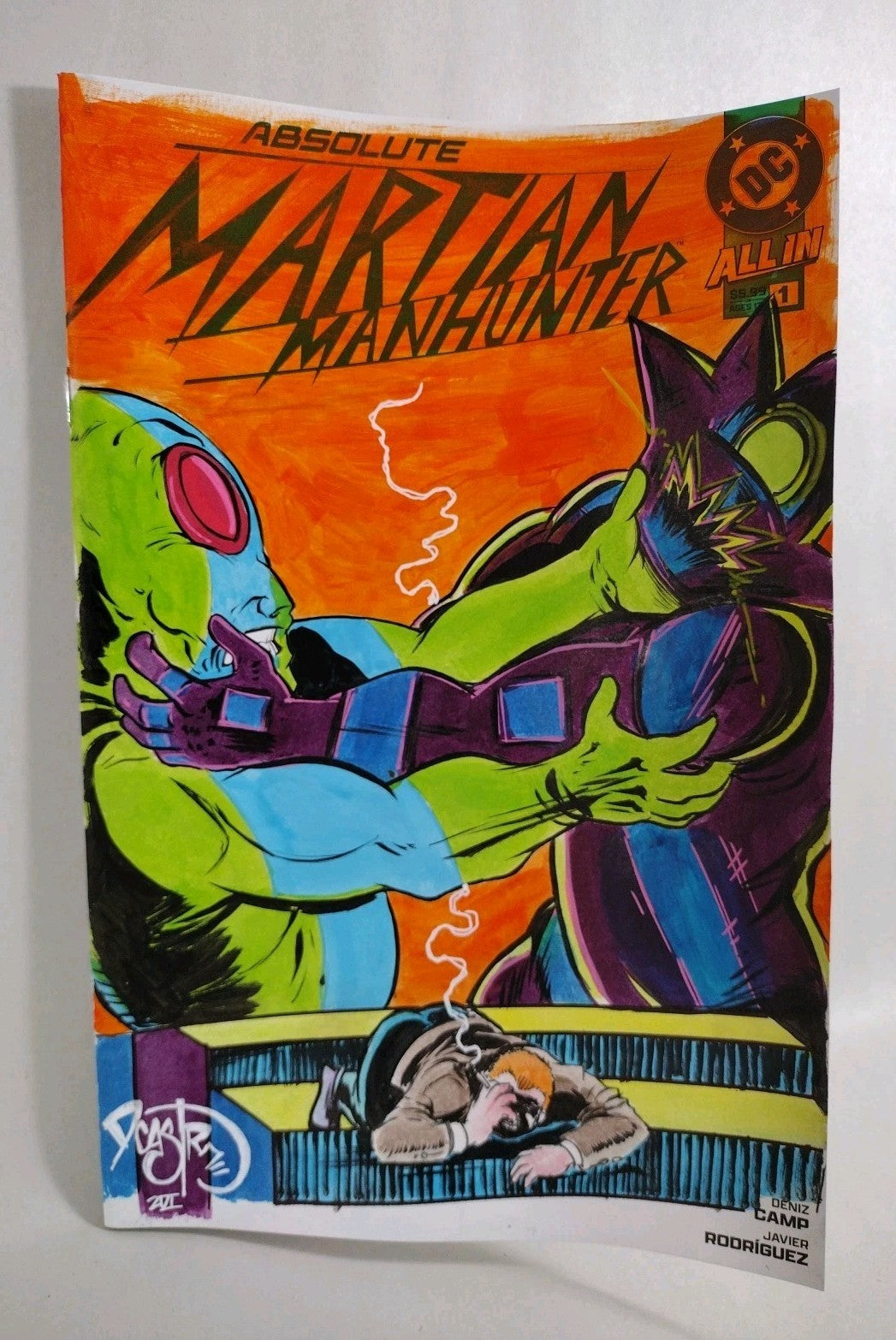 Absolute Martian Manhunter #1 (2025) DC Sketch Variant Cvr W Original DCastr Art