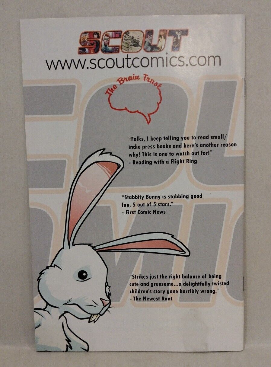 Stabbity Bunny 1 (2018) Scout Comics Cover C Brain Trust Variant LTD To 250