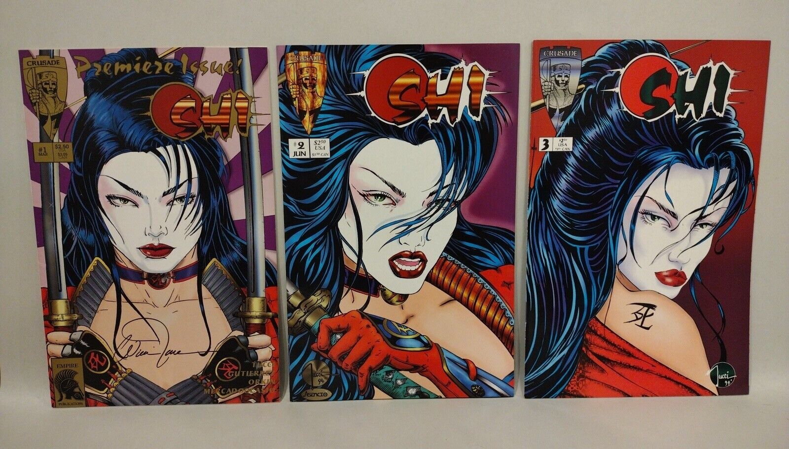 Shi (1994) Complete Crusade Comic 26 pc Lot Set Way Of Warrior #1-12 +Crossovers