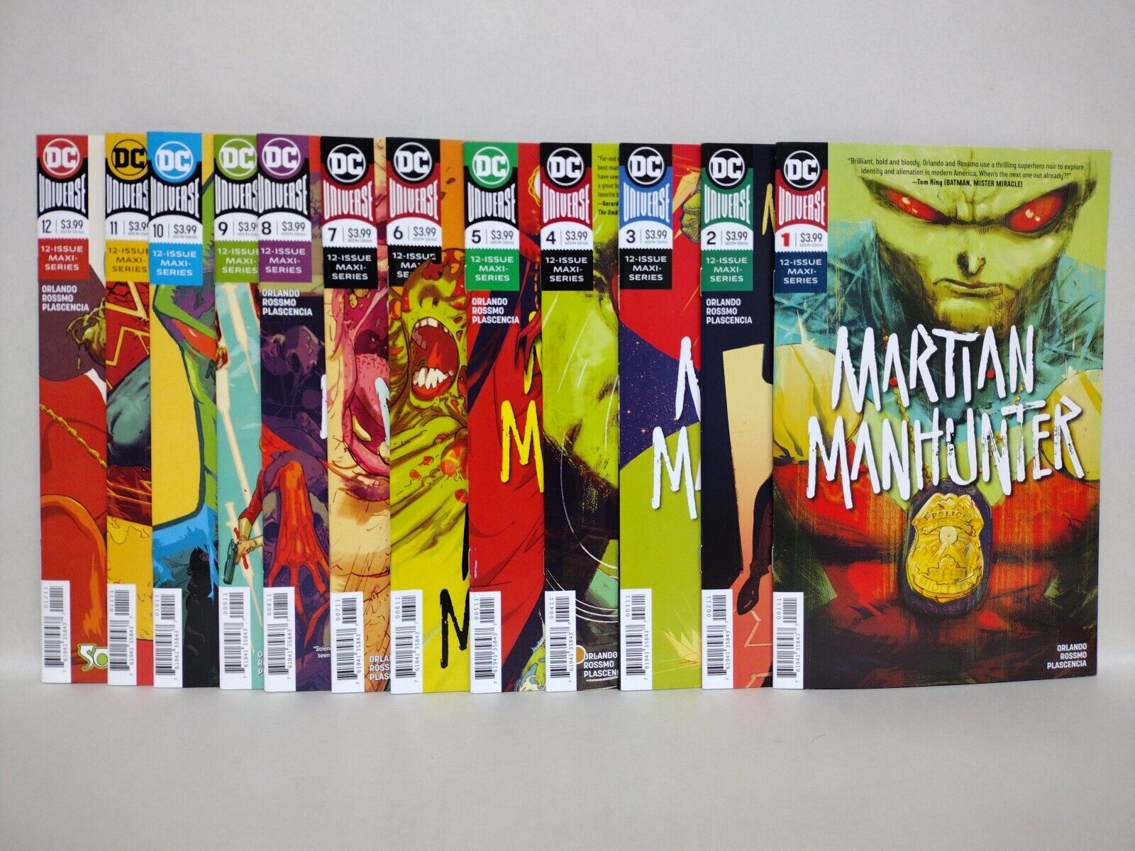 Martian Man Hunter (2019) Complete DC Comic Cover A Lot Set #1-12 NM