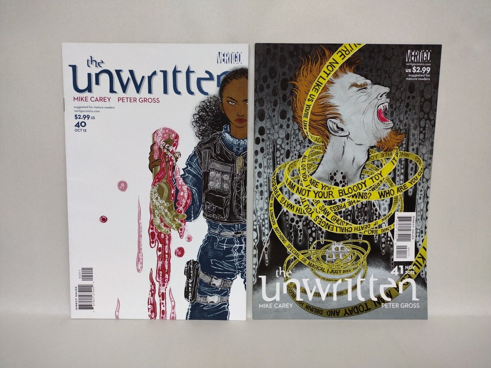 The Unwritten (2009) Vertigo Comic Lot Set #1-41 + 33.5 34.5 35.5 Mike Carey 