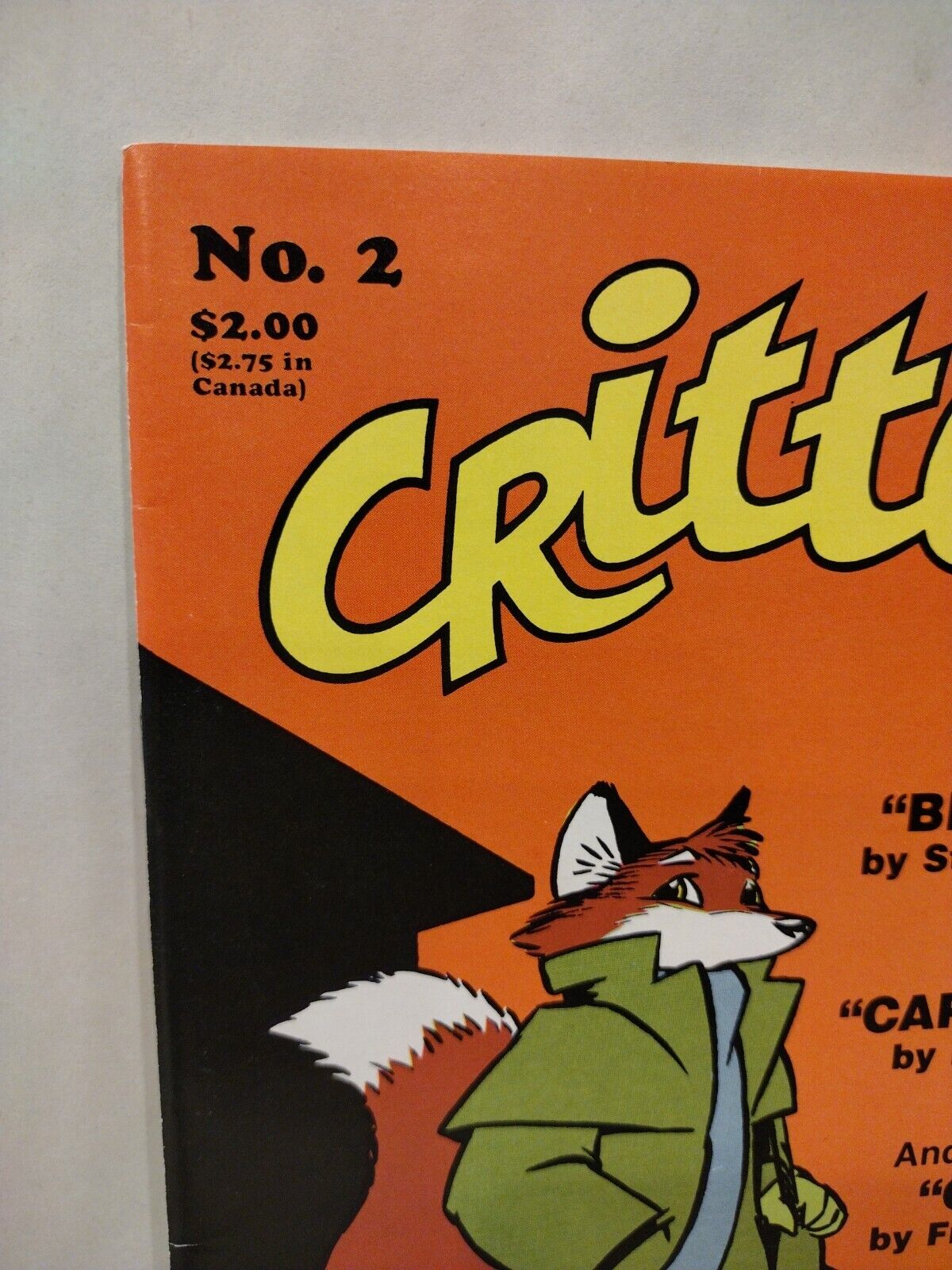 Critters #2 (1986) Fantagraphics Comic 1st Captain Jack Appearance Mike Kazaleh