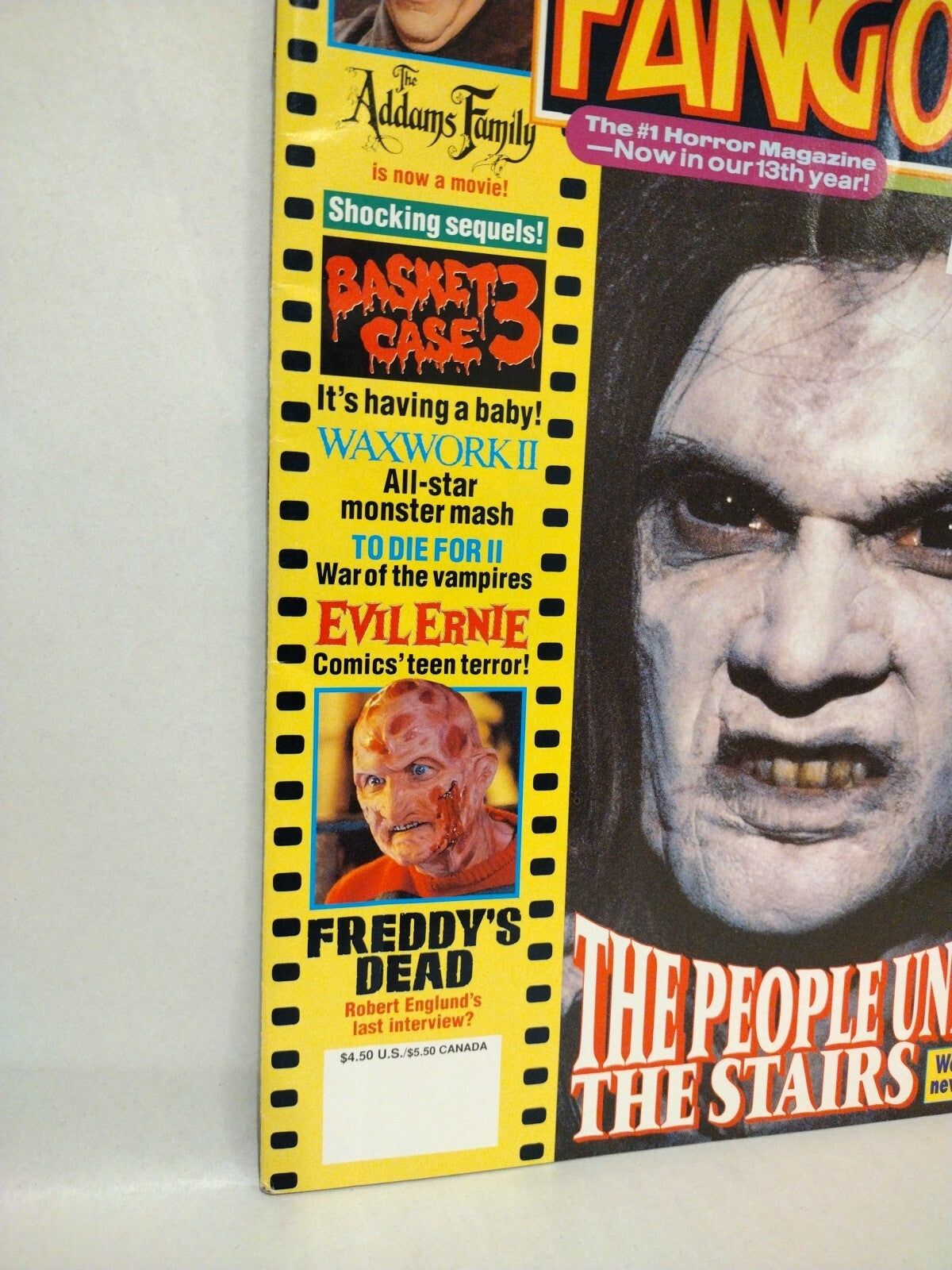 FANGORIA Magazine #108 (1991) Freddy's Dead People Under The Stairs Evil Ernie