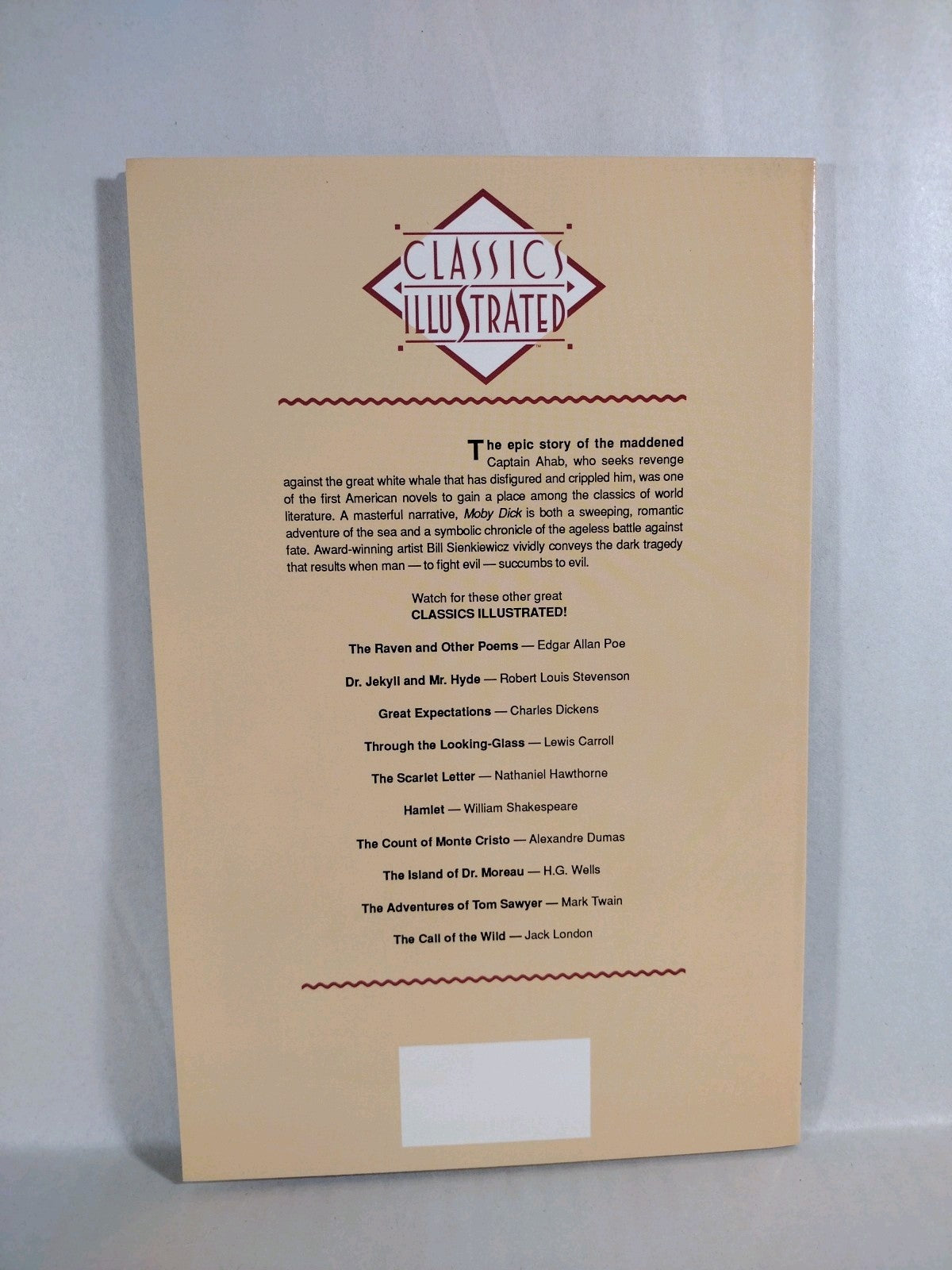 Classics Illustrated #4 (1990) Moby Dick Bill Sienkiwicz Herman Melville Comic