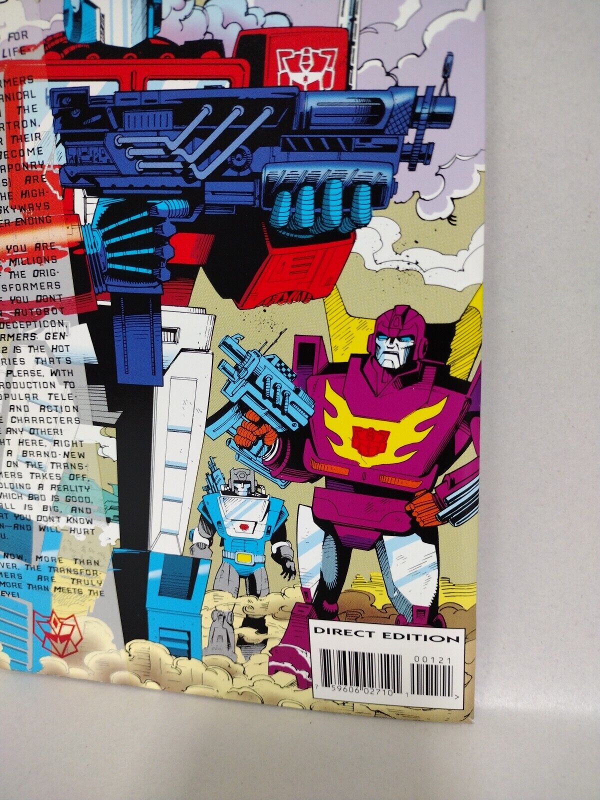 Transformers Generation 2 (1993) Marvel Comic Lot Set #1 2