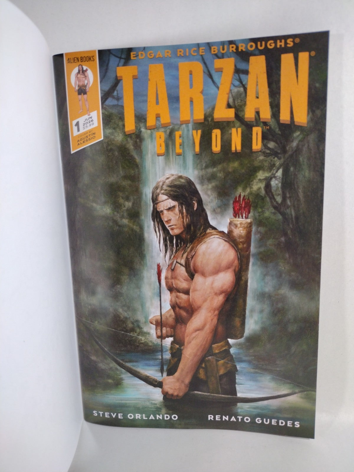Tarzan Beyond #1 (2026) Alien Books Sketch Cover W Original Dave Castr Art