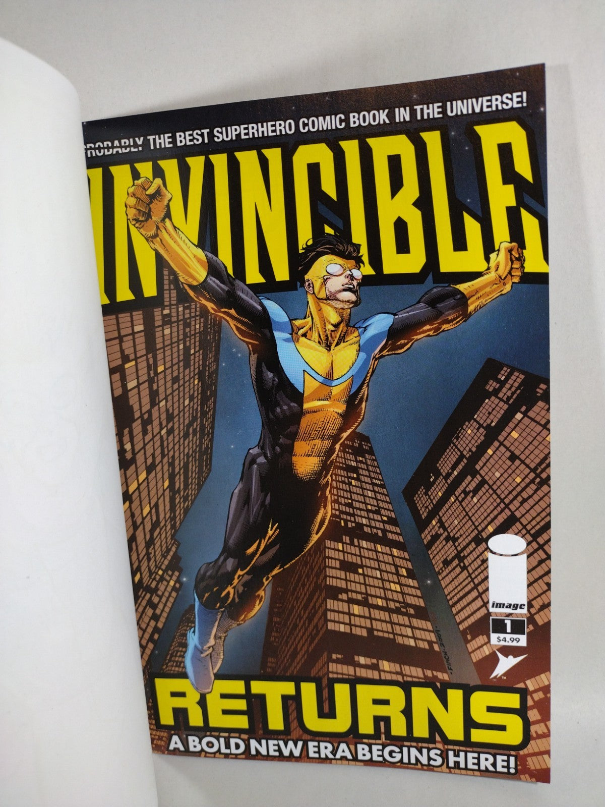 Invincible Returns #1 (2026) Image Comic Facsimile Sketch Cover W Original Art