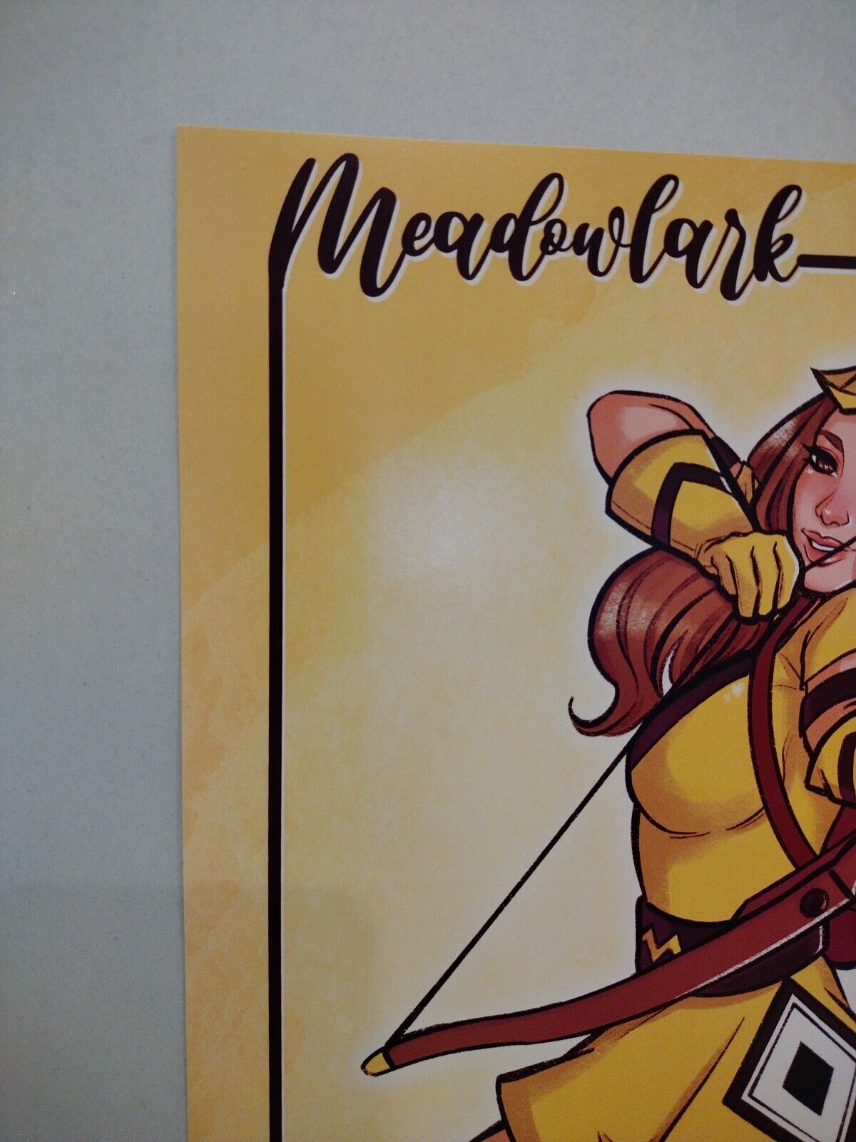 Meadowlark Comic Con 11 X 17" Exclusive Blair Bat Mascot Poster Print