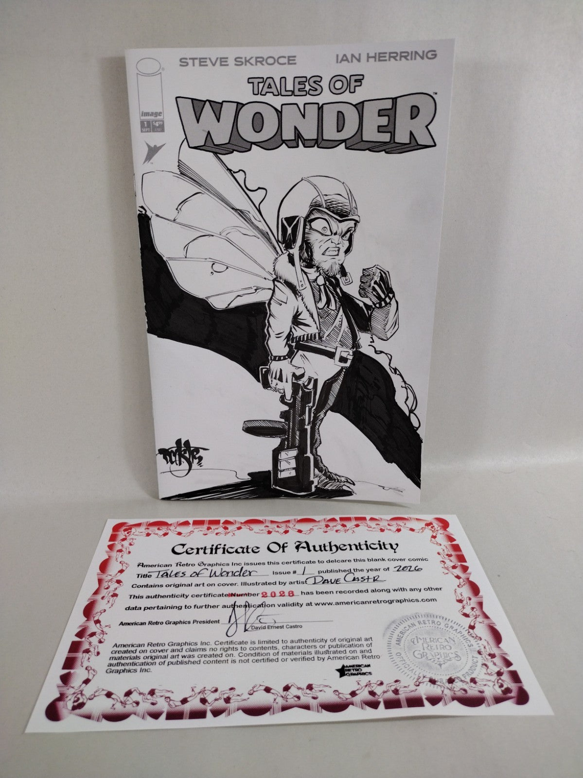 Tales Of Wonder #1 (2026) Image Comic Sketch Cover W Original Dave Castr Art