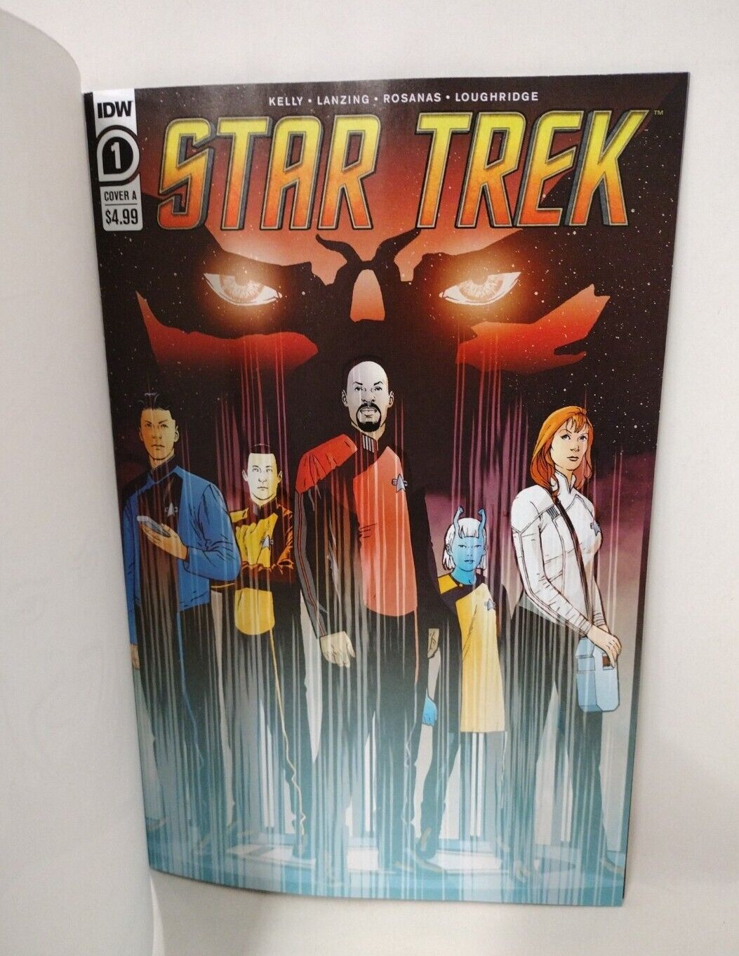 Star Trek 1 (2022) IDW Blank Cover Variant Comic W Original Dave Castr Art ARG