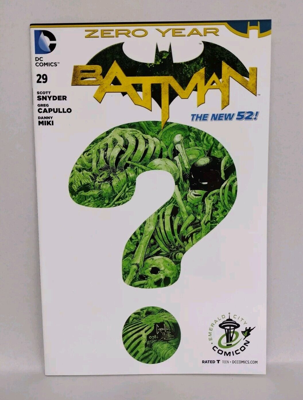 BATMAN #29 (2014) DC Comic ECCC Emerald City Comicon Greg Capullo Variant NM