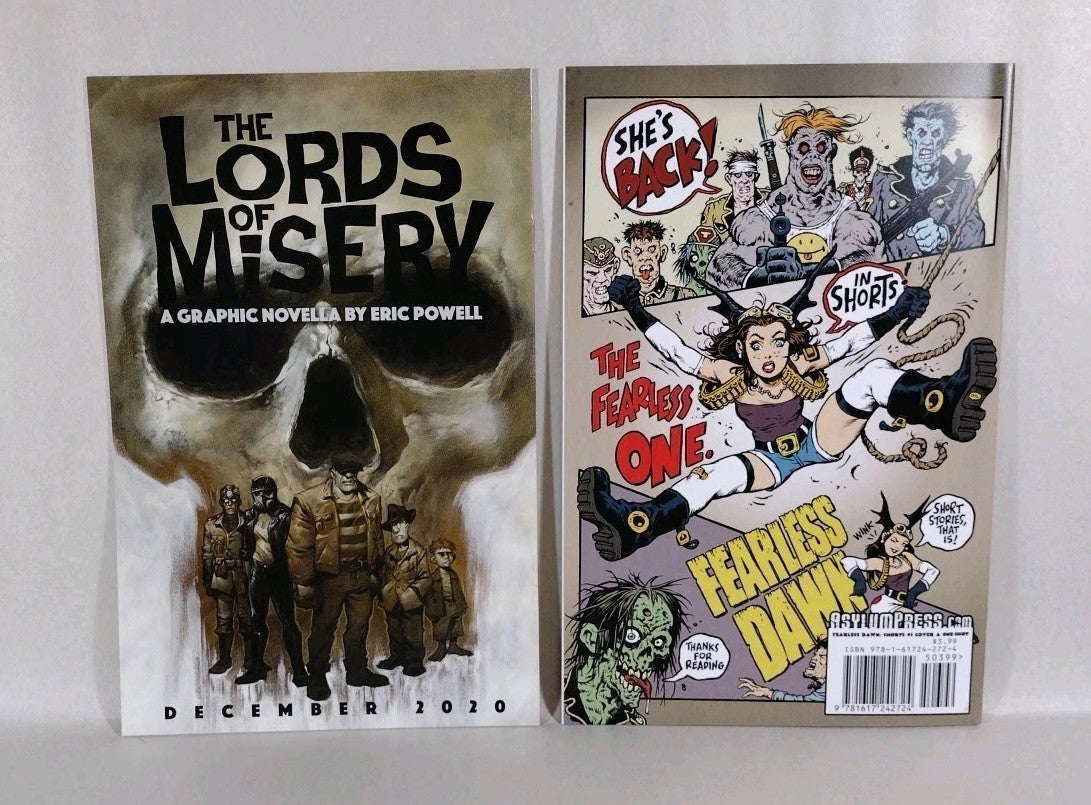 Fearless Dawn (2009) Complete Asylum Press Comic Series 1-4 +8 One Shots Mannion