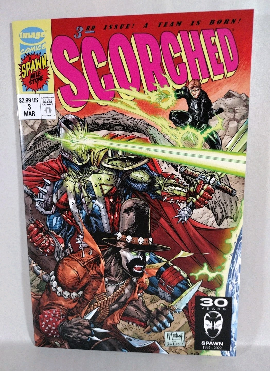 Scorched (2022) Image Comic Lot #1 1 3 4 5 Todd McFarlane Spawn Universe NM