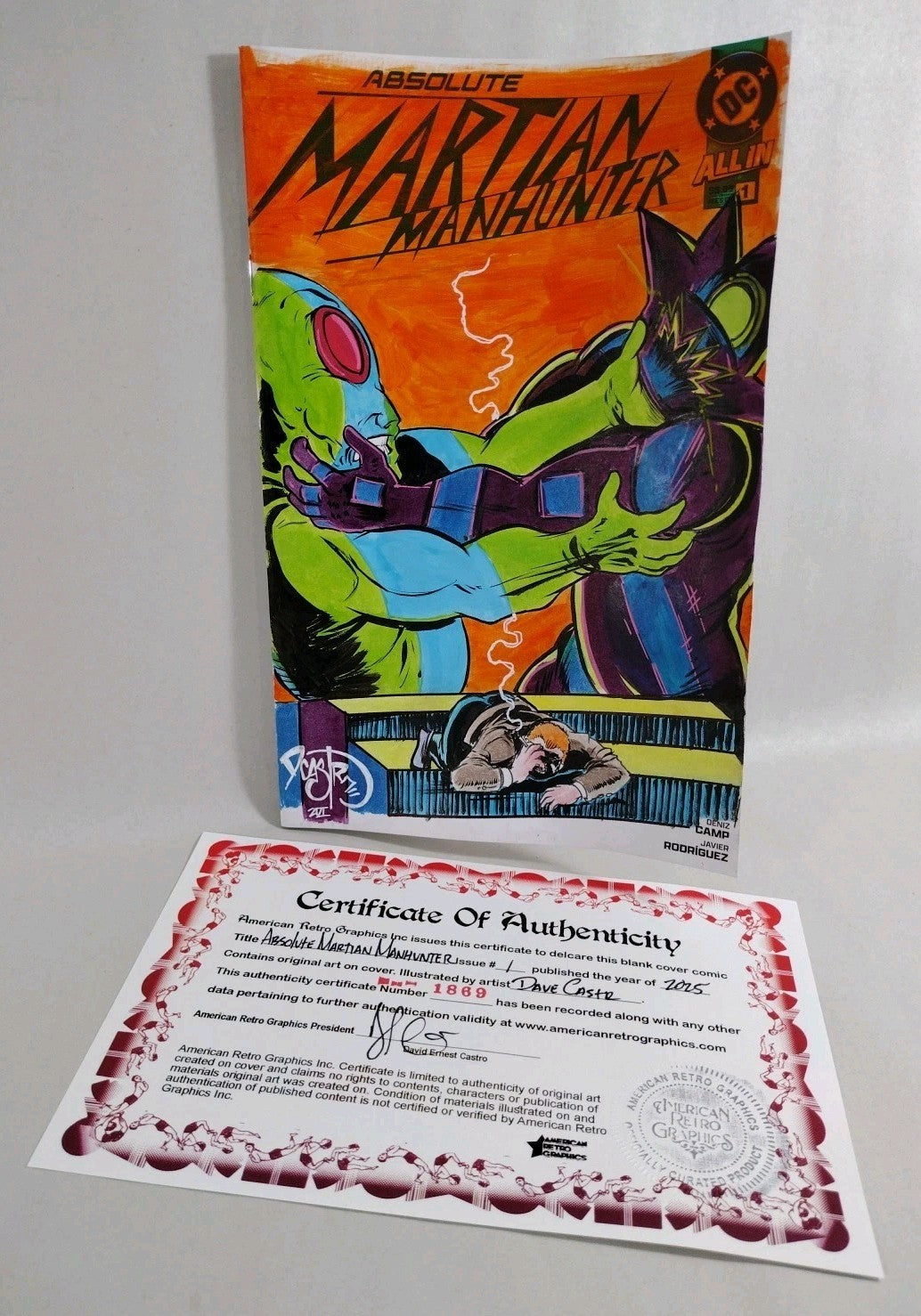 Absolute Martian Manhunter #1 (2025) DC Sketch Variant Cvr W Original DCastr Art