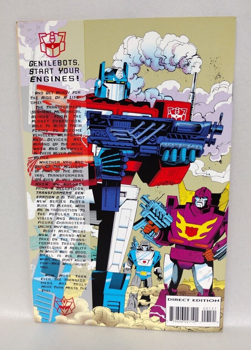 Transformers Generation 2 (1993) Marvel Comic Lot Set #1 2