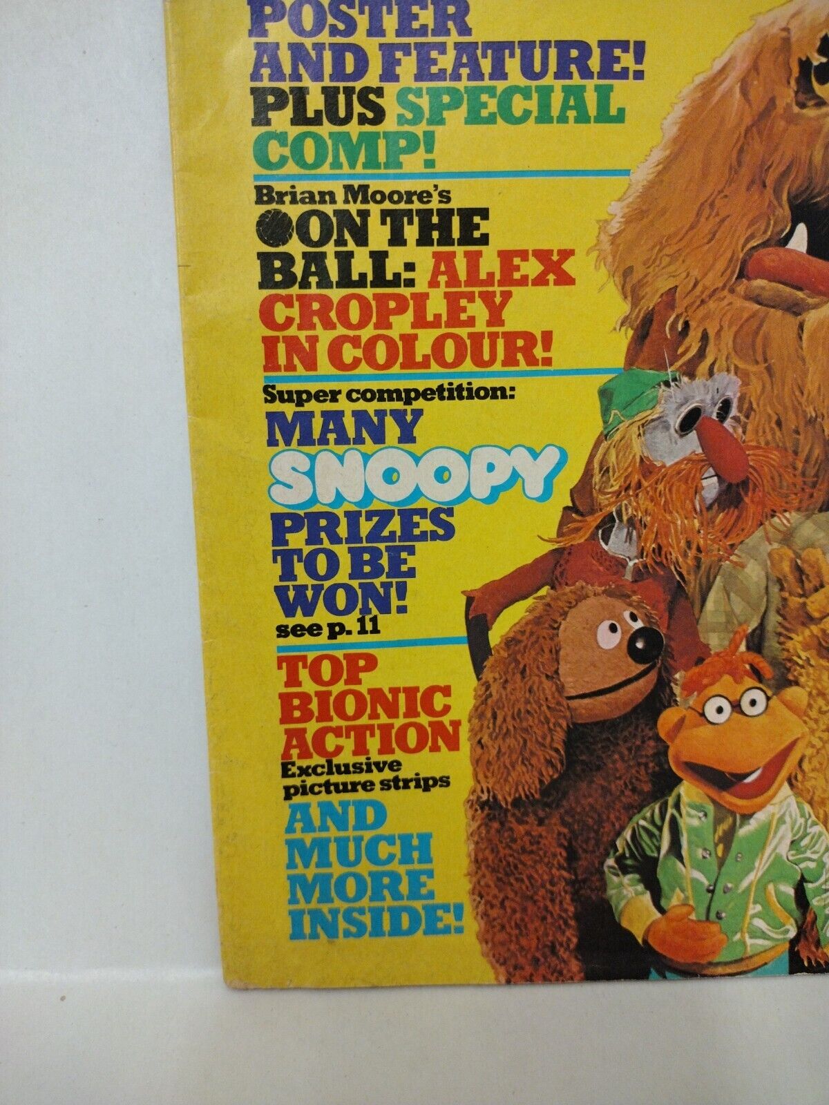 Look-In Magazine #39 (1977) British Import Muppets Bionic Man Woman Comic