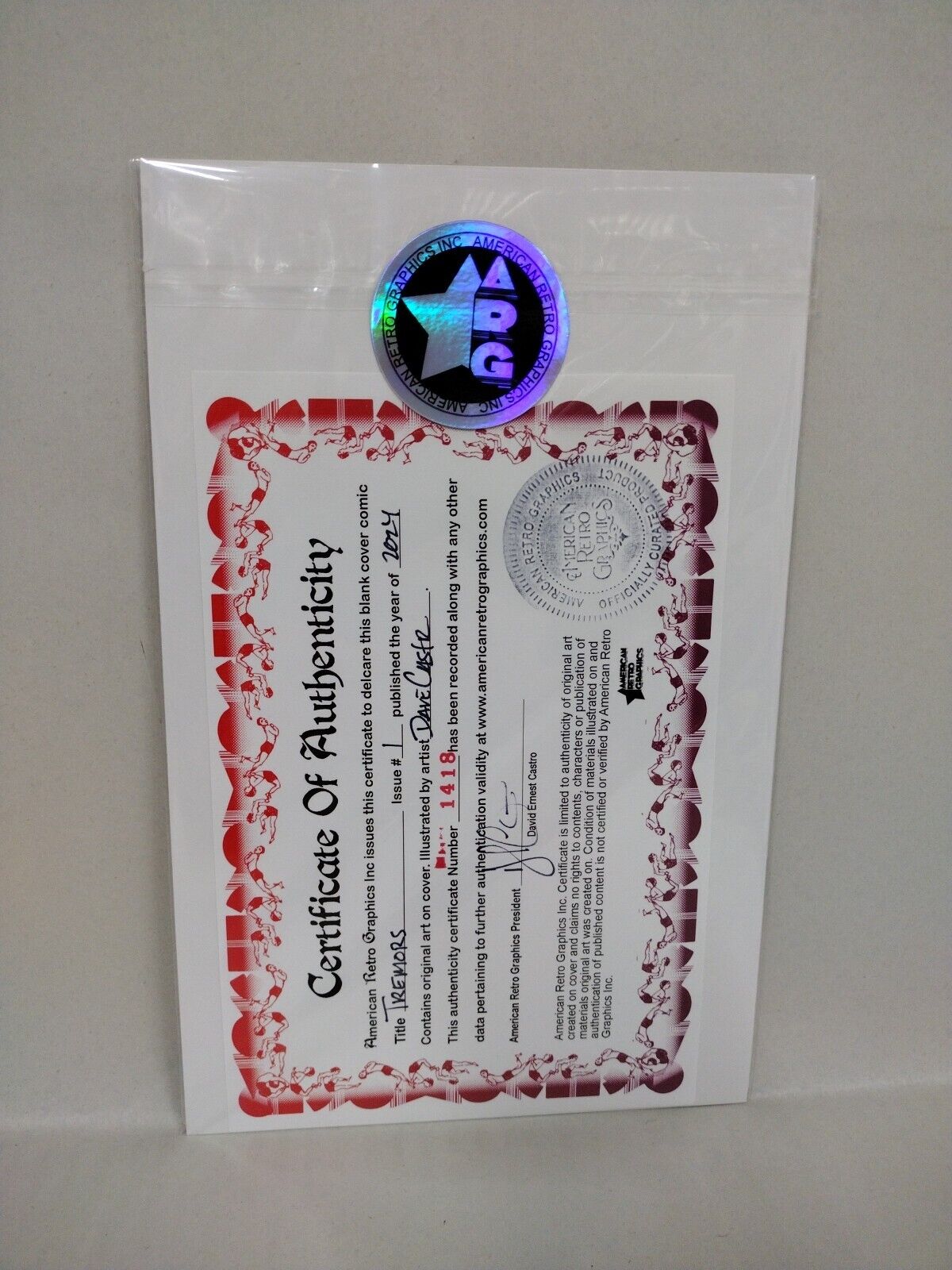 TREMORS #1 (2024) Aequitas Comic Sketch Cover W Original DCastr Burt Gummer Art