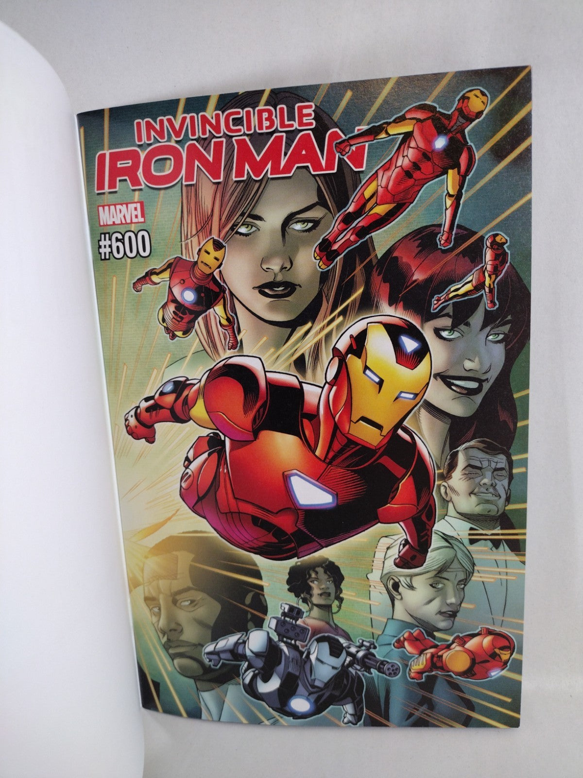 Invincible Iron Man #600 (2018) Marvel Blank Sketch Variant Cover 