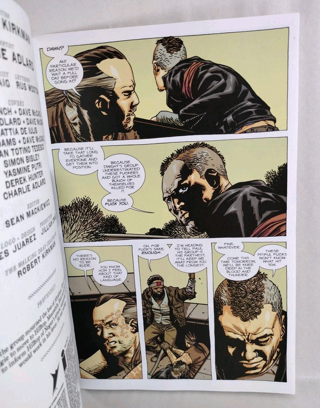 WALKING DEAD DELUXE #100 Sketch Variant Cover Comic W Original Art Dave Castr