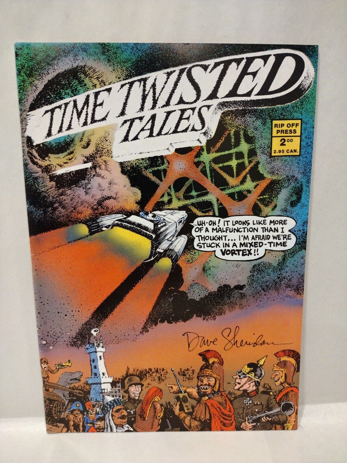 Time Twisted Tales #1 (1986) Rip Off Press Comic Dave Sheridan Comix