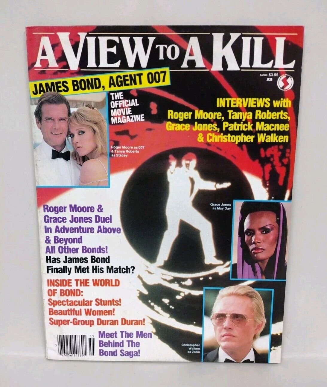 A View To A Kill (1985) James Bond 007 Movie Magazine Tanya Roberts 