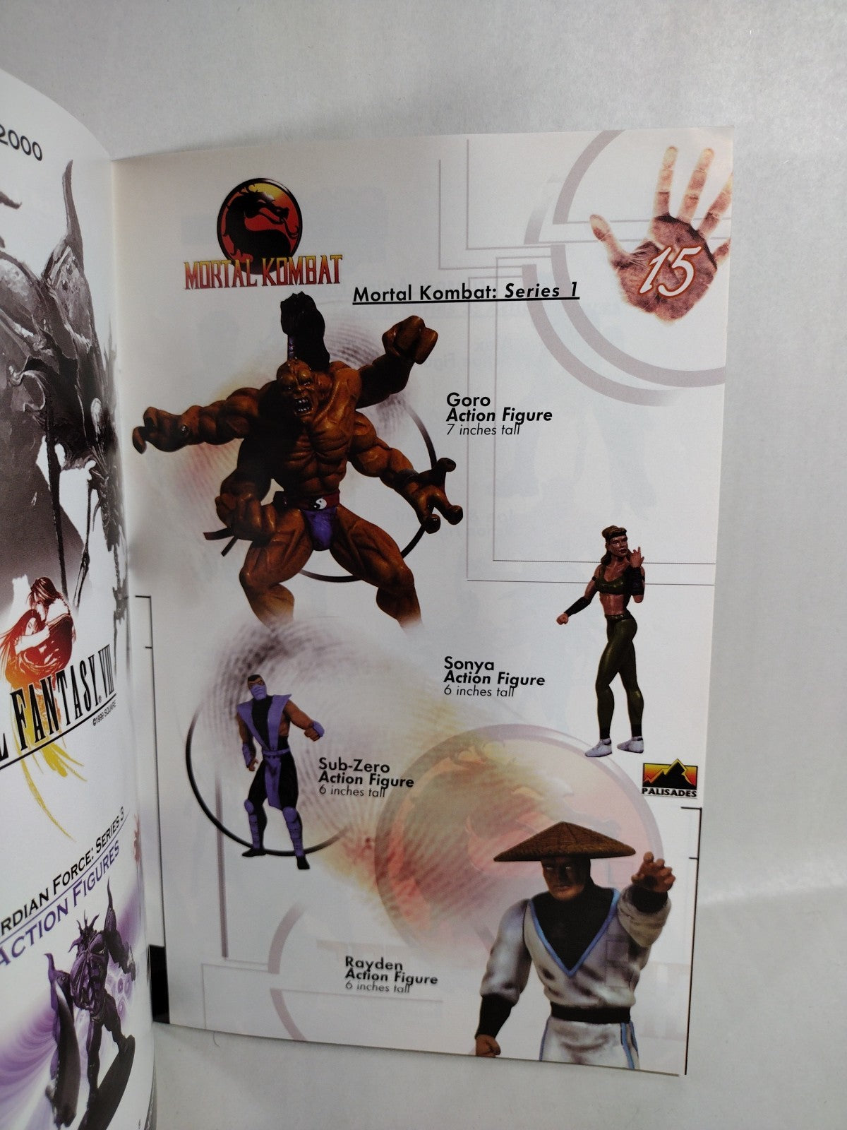 Palisades (2000) Toy Catalog Magazine Resident Evil Final Fantasy Mortal Kombat 