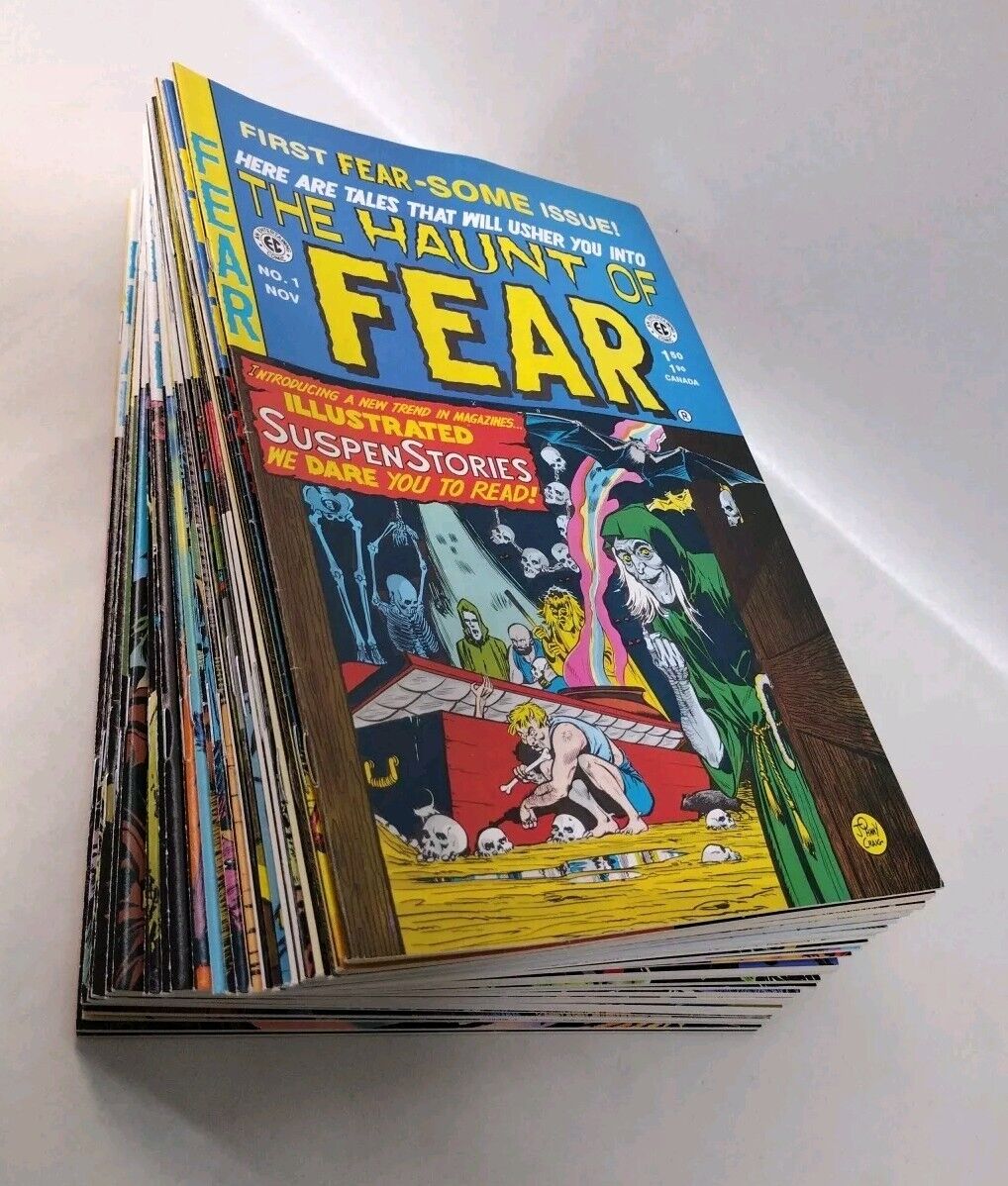 Haunt Of Fear Complete Russ Cochran 1992 Reprint Pre-Code Horror Comic Set #1-28