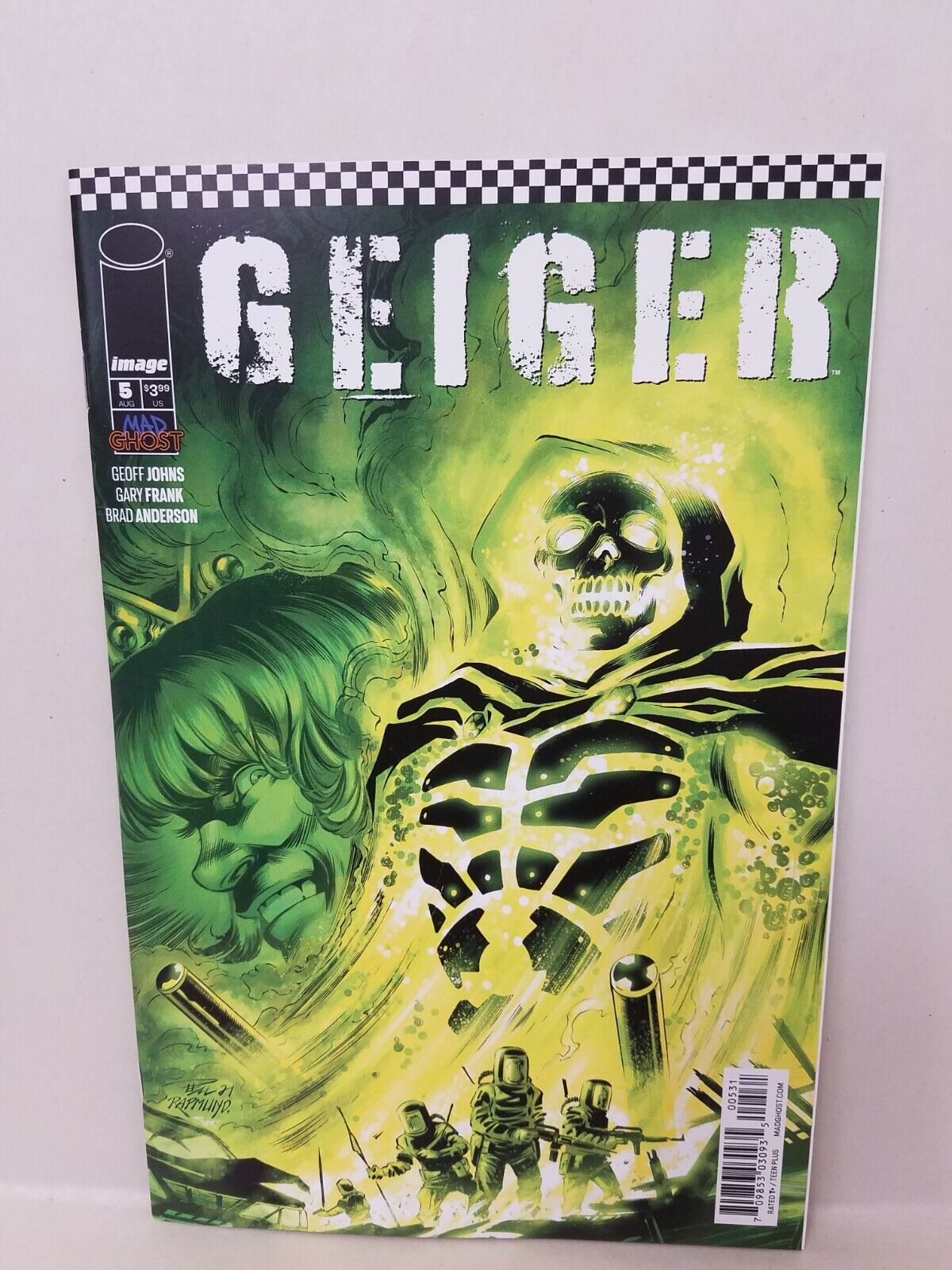 Geiger #5 (2021) Image Comic Set Of 2 Gary Frank + Pelletier Variant NM