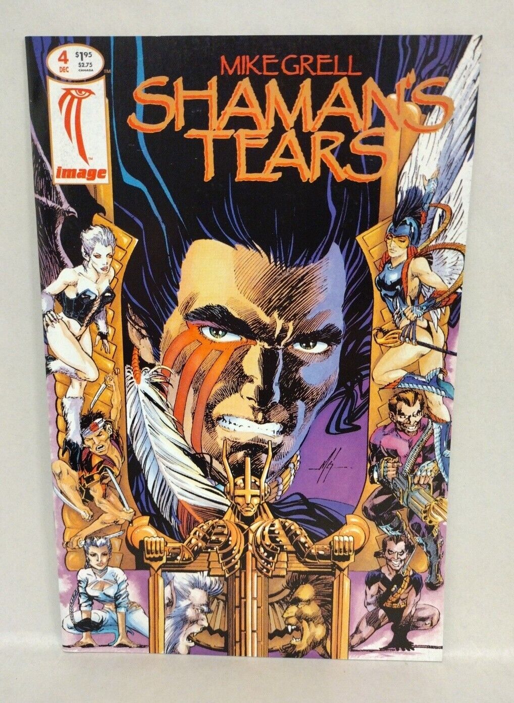 Mike Grell Shaman's Tears (1994) Image Comic Lot Set #3 4 5 6 7 Jon Sable X-Over