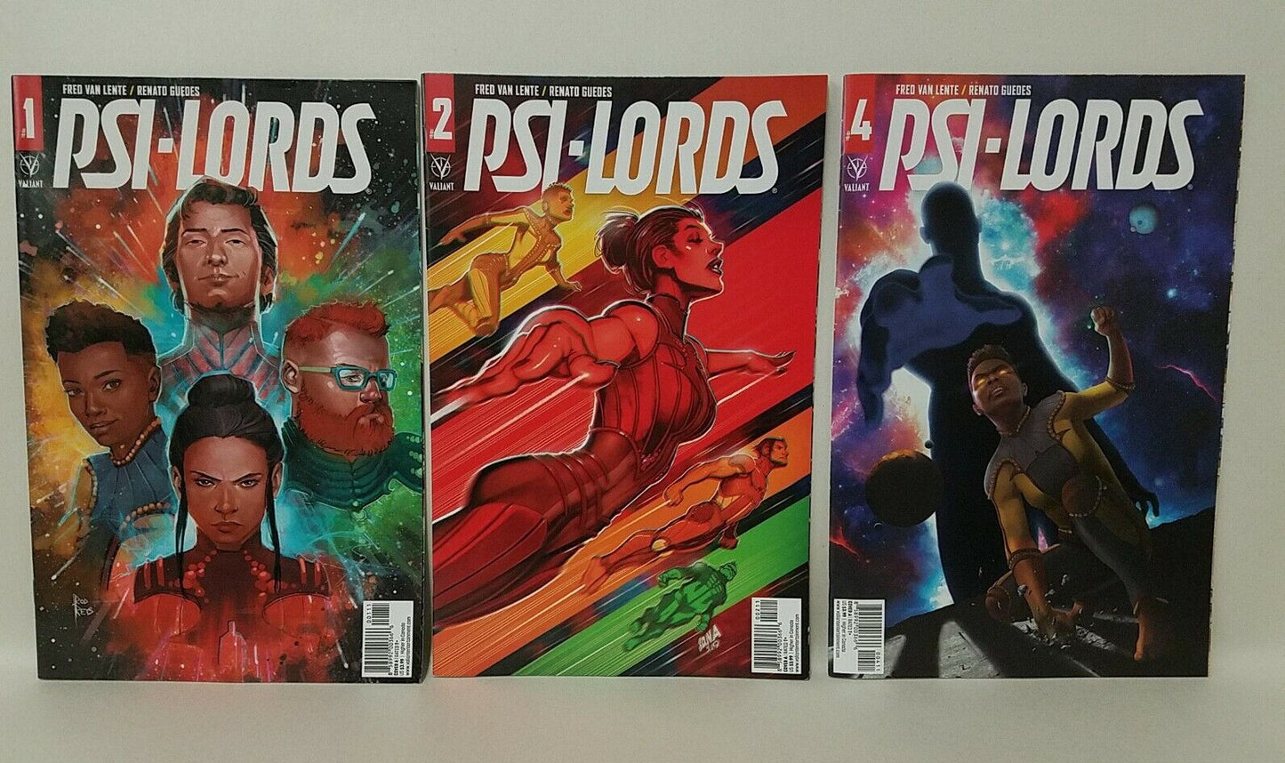 Psi-Lords (2019) Valiant Comic Lot #1 2 4 Fred Van Lente