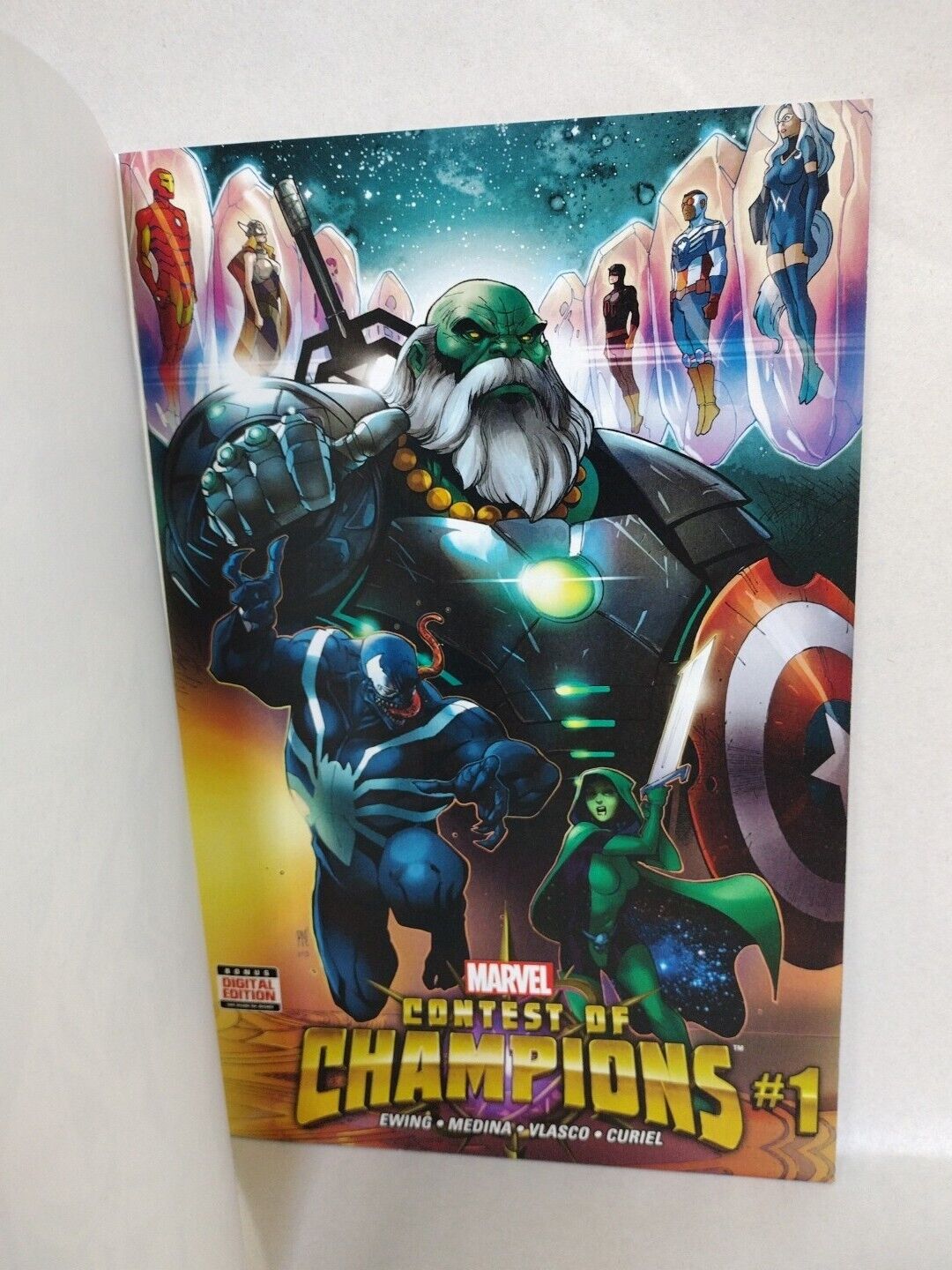 Contest Of Champions #1 (2015) Marvel Sketch Variant Comic W Original GAMORA Art